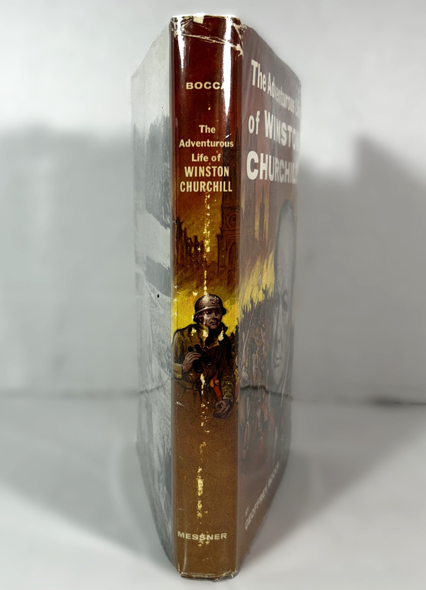 The Adventurous Life of Winston Churchill by Geoffrey Bocca 1958 1st Edition