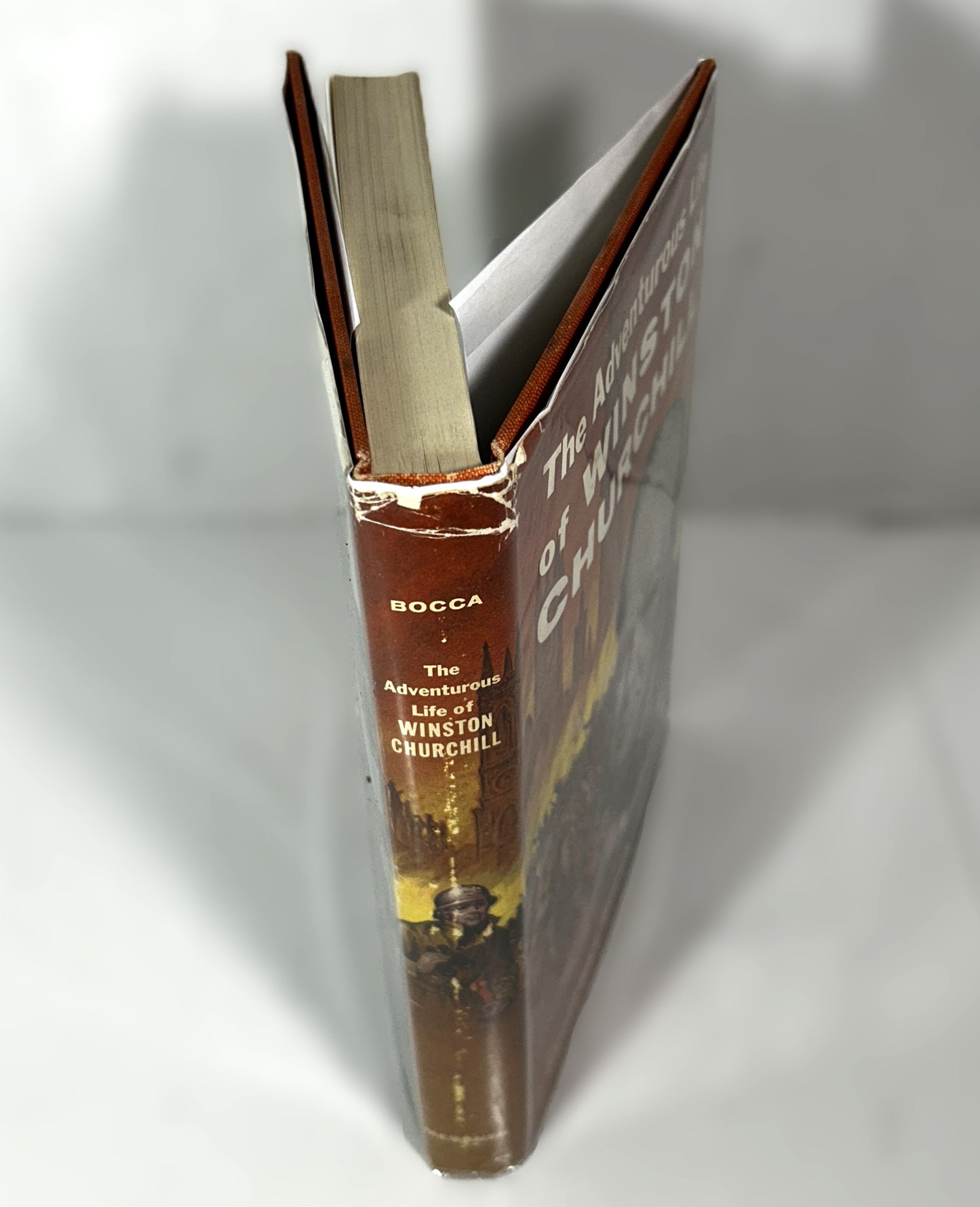 The Adventurous Life of Winston Churchill by Geoffrey Bocca 1958 1st Edition