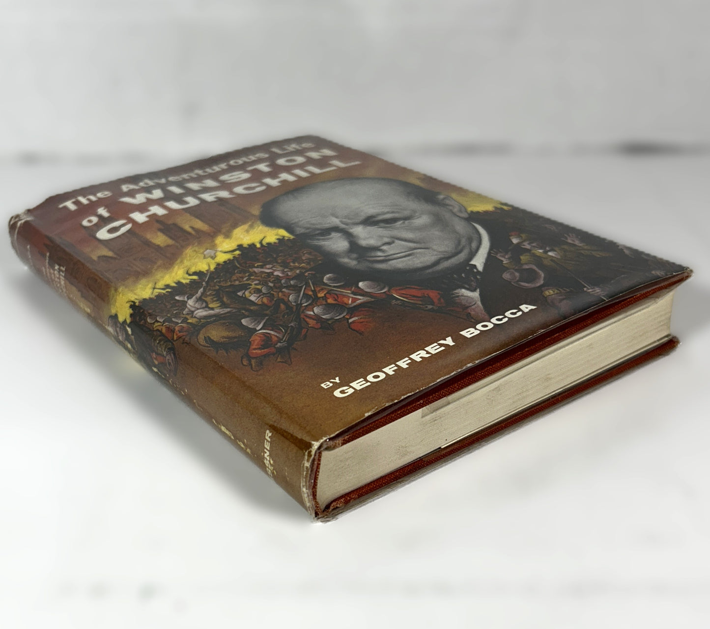 The Adventurous Life of Winston Churchill by Geoffrey Bocca 1958 1st Edition