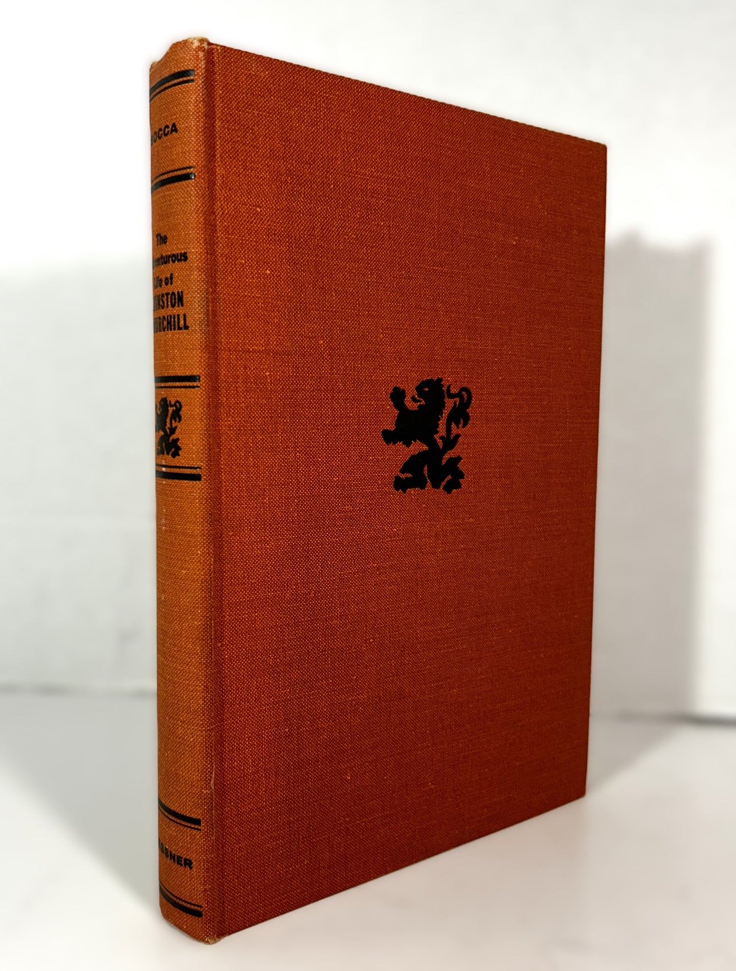The Adventurous Life of Winston Churchill by Geoffrey Bocca 1958 1st Edition
