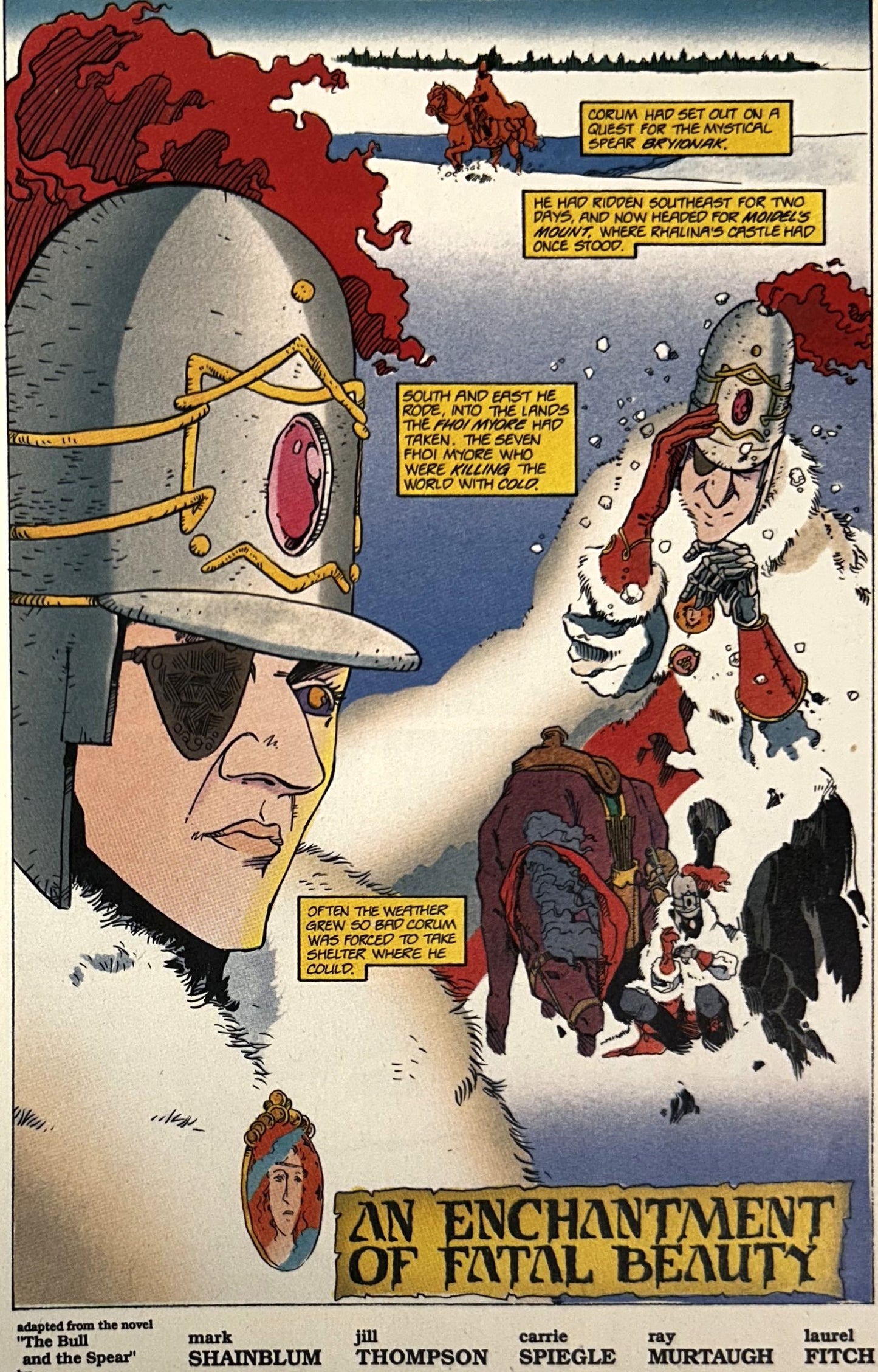 Set of 10 Michael Moorcock's Corum circa 1980s Softcover Comics