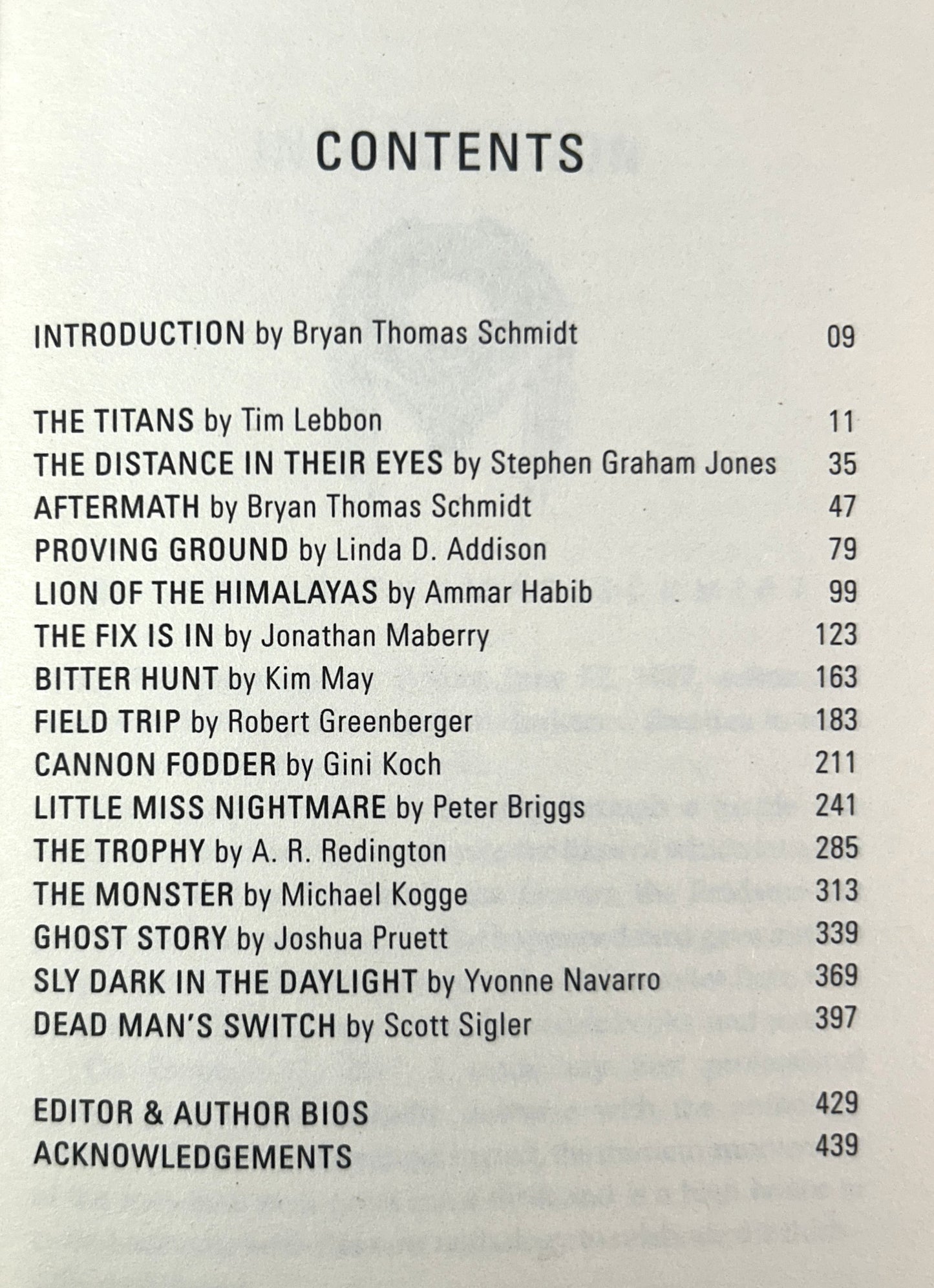 Predator: Eyes of the Demon edited by Bryan Thomas Schmidt 2022 1st Printing