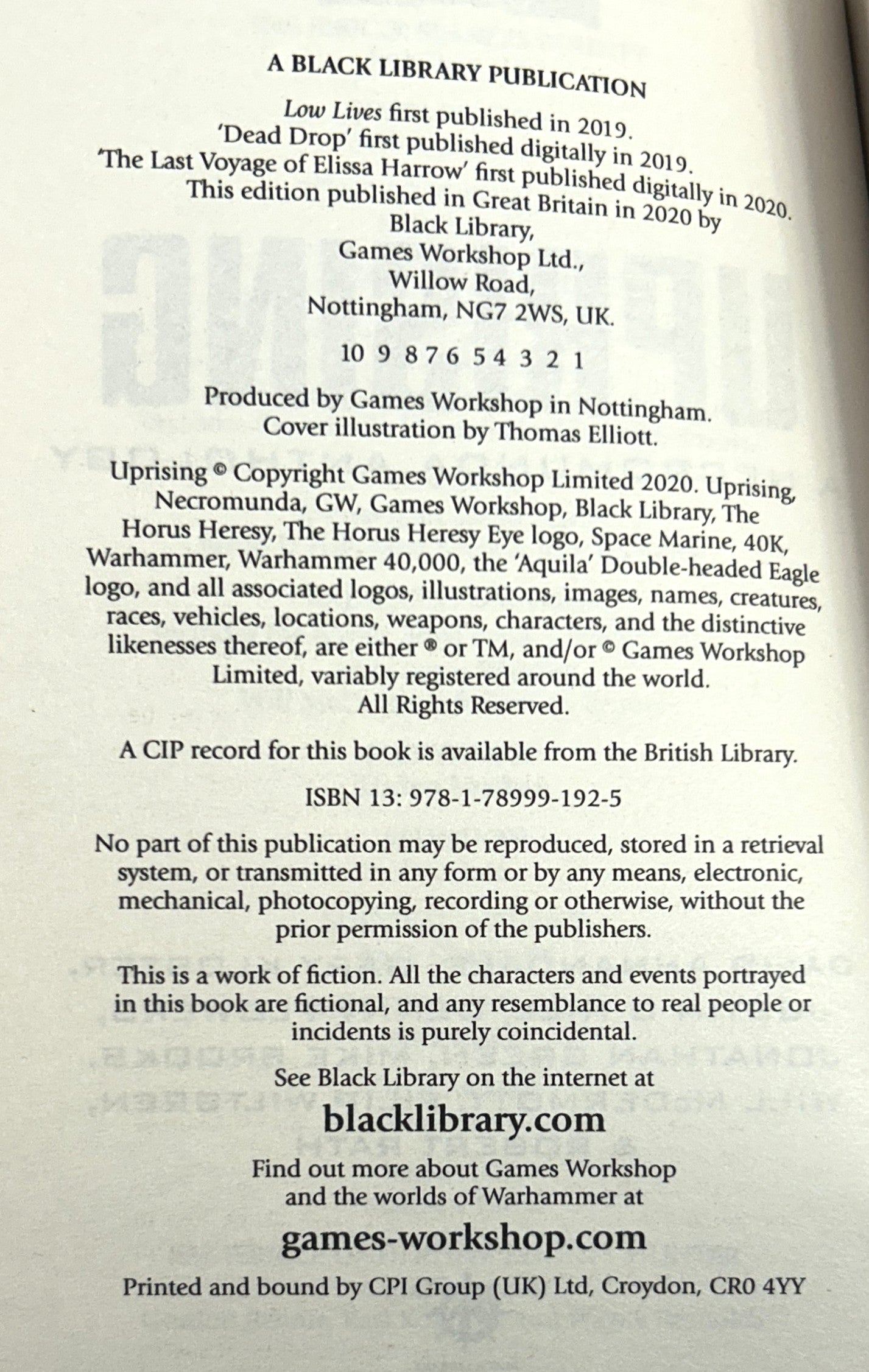 Warhammer: Necromunda: Uprising: A Necromunda Anthology 2020