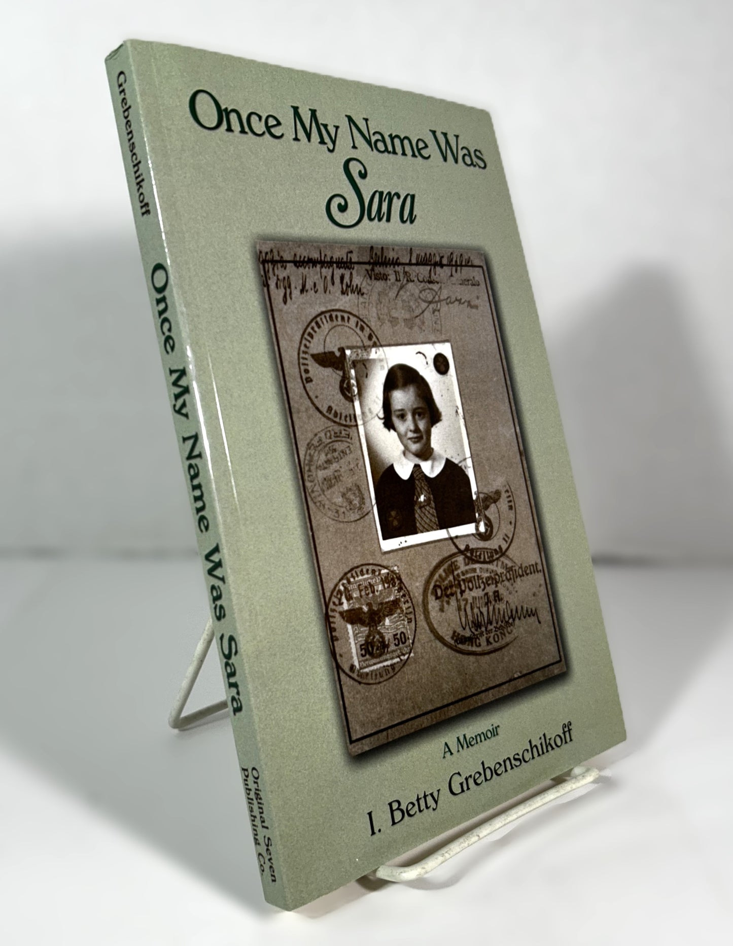 Once My Name was Sara by I. Betty Grebenschikoff 2017 SIGNED