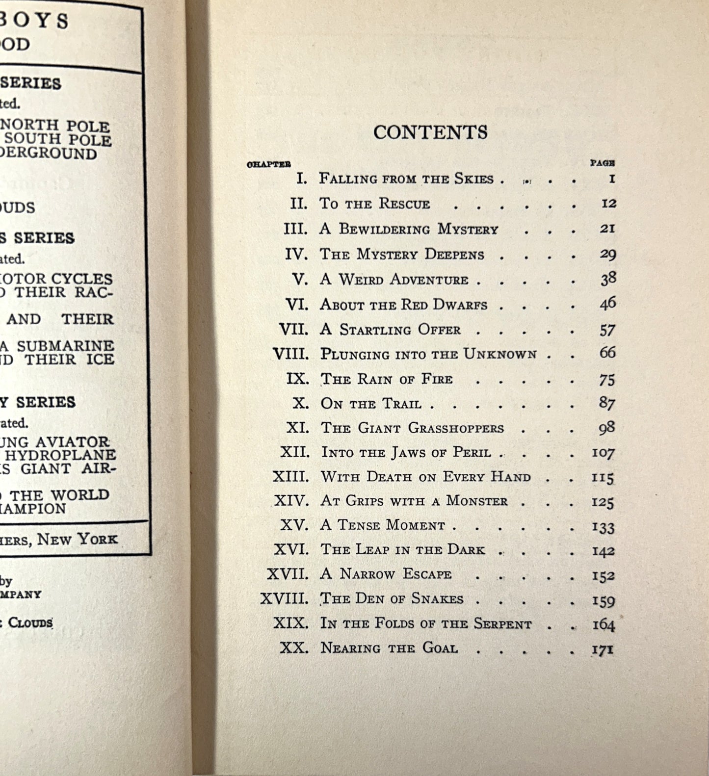 The City Beyond the Clouds by Roy Rockwood 1925