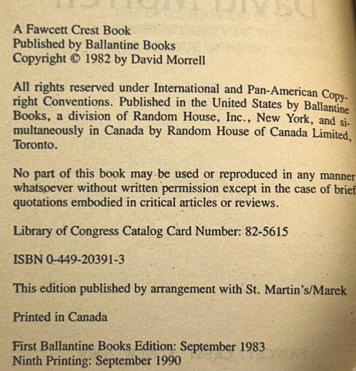 First Blood + Blood Oath by David Morrell 1982-1990