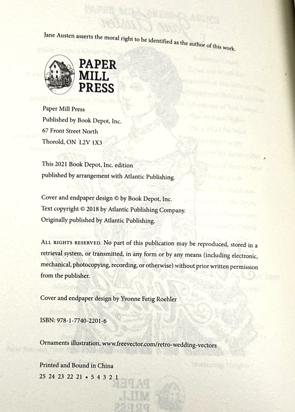 Paper Mill Press: Northanger Abbey by Jane Austen 2021