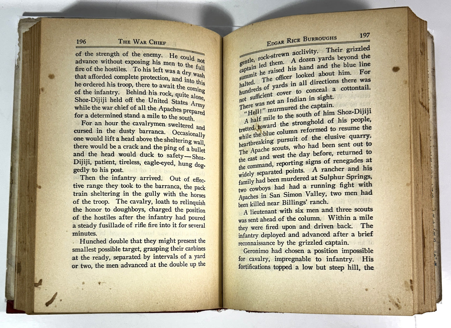 The War Chief by Edgar Rice Burroughs 1927 1st Edition