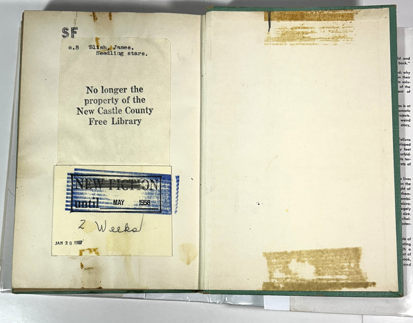 The Seedling Stars by James Blish 1957 1st Edition