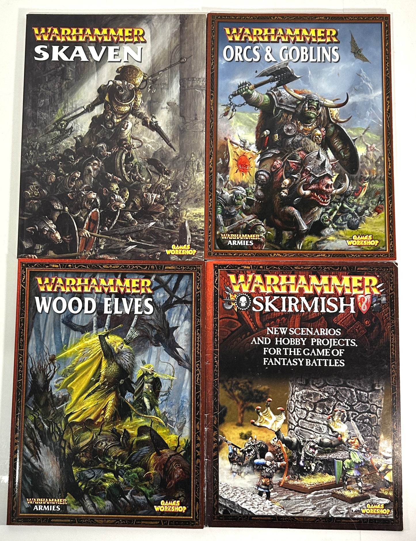 Set of 4 Vintage Warhammer Codices