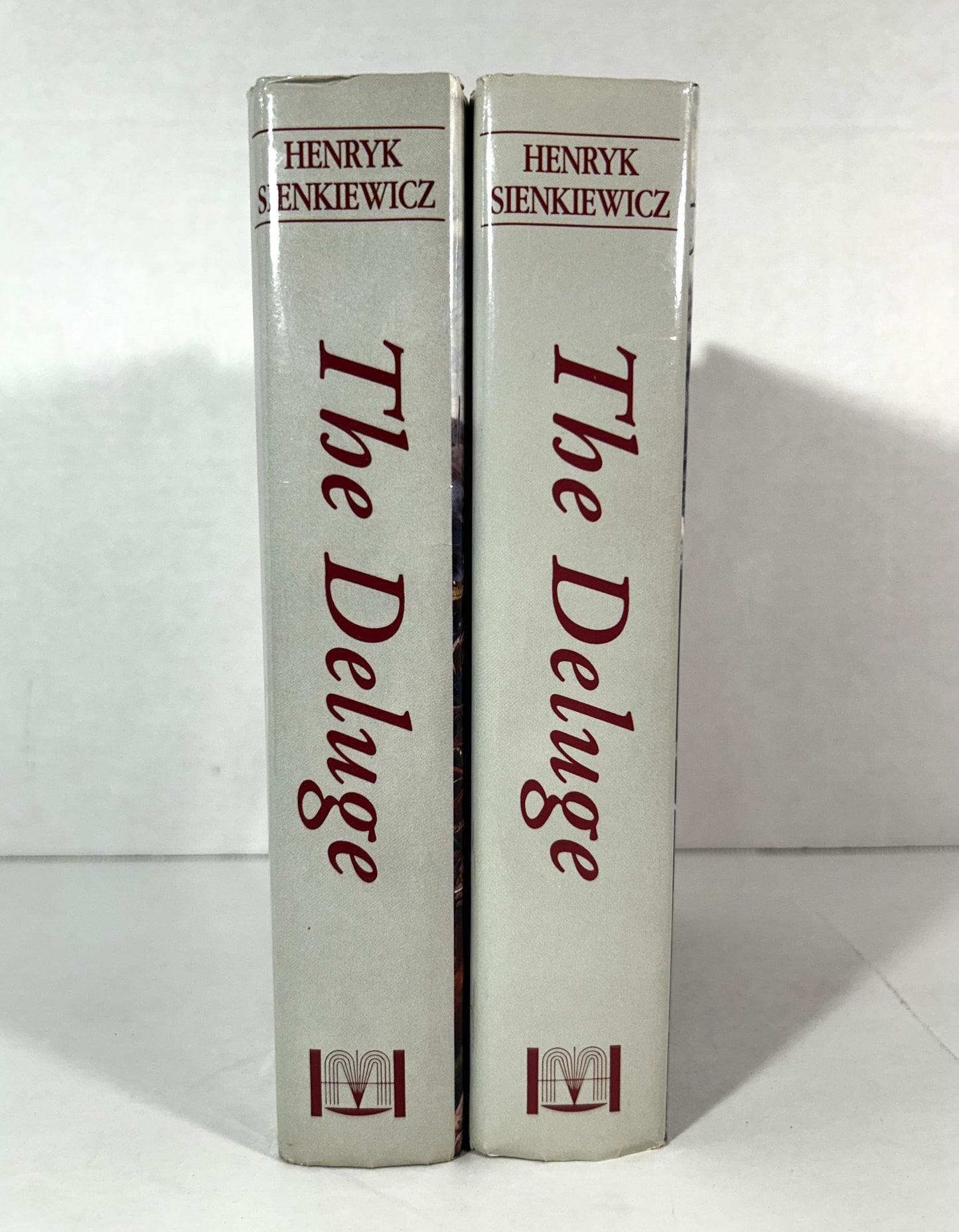 Set of 2 The Deluge by Henryk Sienkiewicz 1991 1st Editions