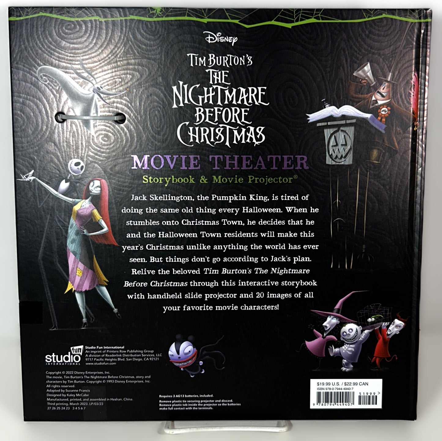 Tim Burton's The Nightmare Before Christmas Movie Theater: Storybook & Movie Projector 2022