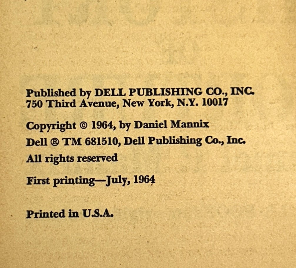 History of Torture by Daniel P. Mannix 1964 1st Dell Printing