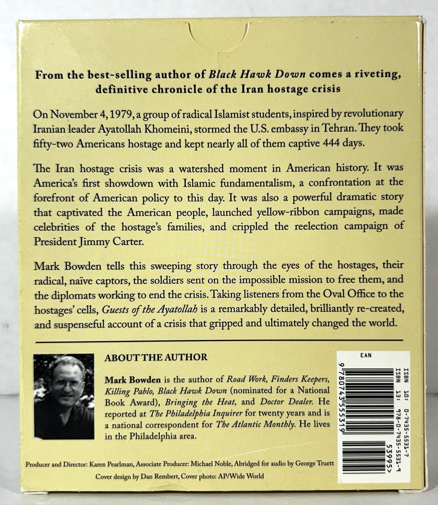 Guests of the Ayatollah by Mark Bowden 2006 Book + SIGNED Audiobook