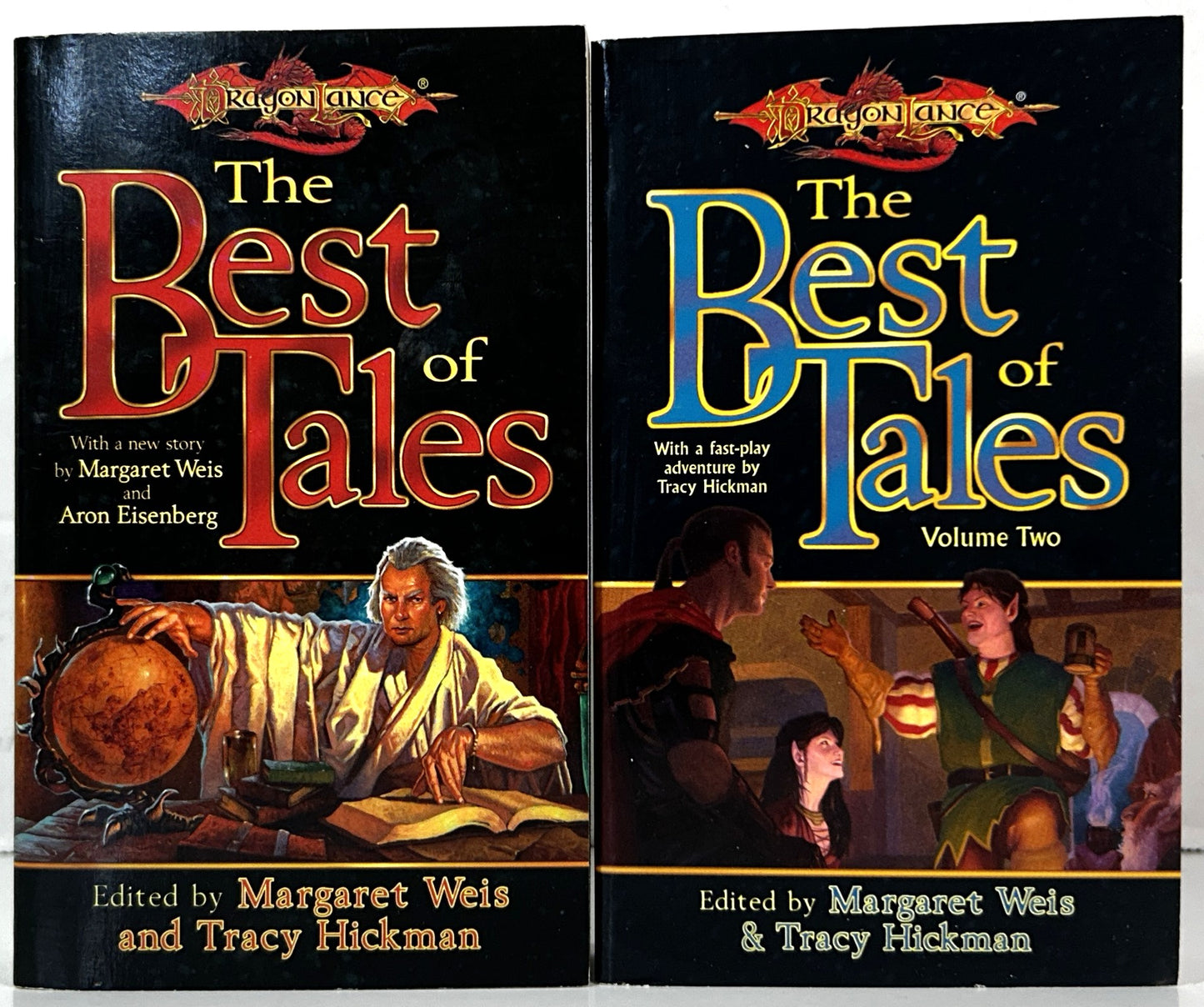 Dragonlance: Set of 2 The Best of Tales edited by Margaret Weis & Tracy Hickman 2000-2001