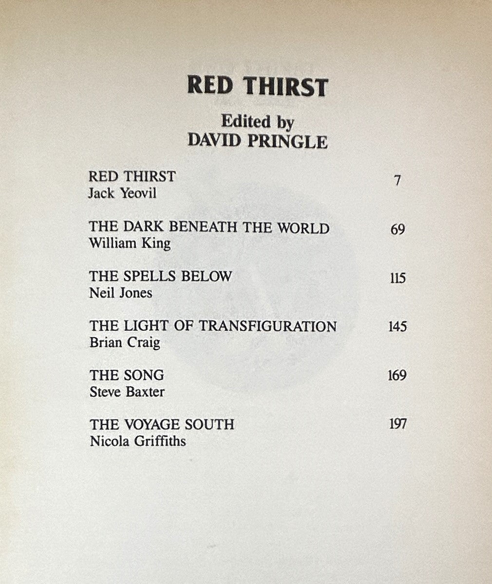 Warhammer: Red Thirst by David Pringle 1990