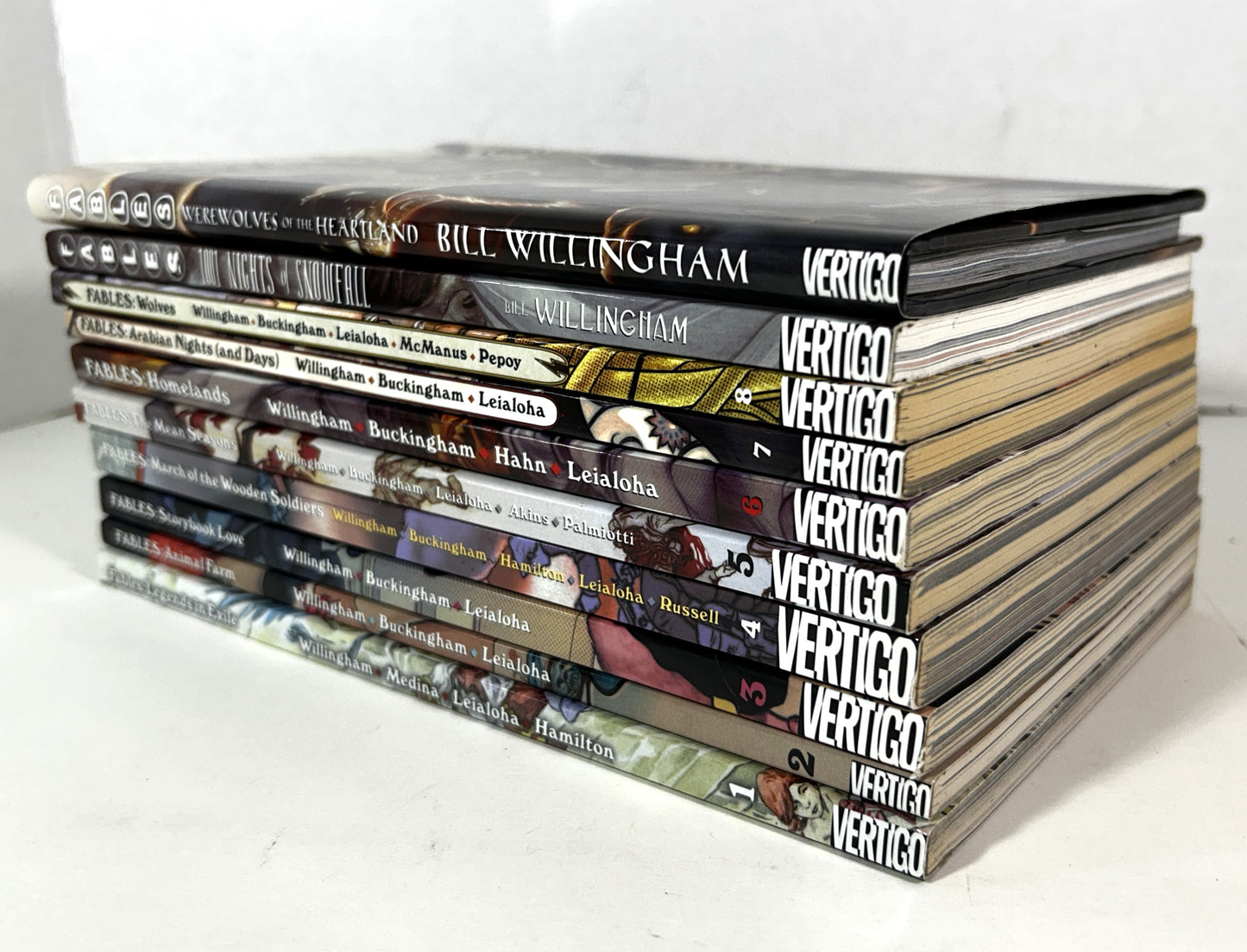 Set of 10 Fables by Bill Willingham 2006-2012