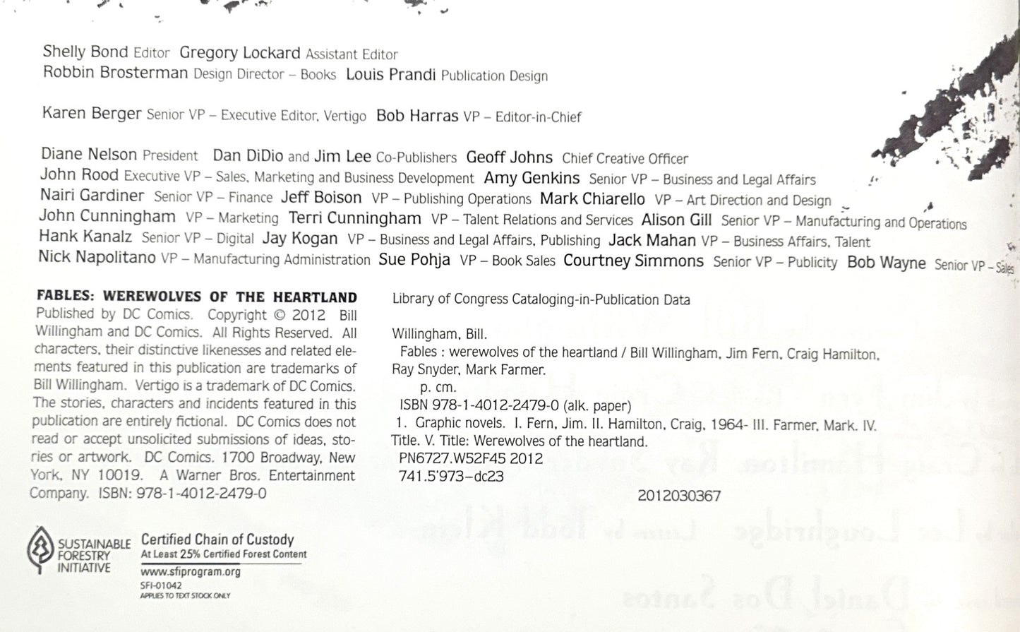 Set of 10 Fables by Bill Willingham 2006-2012