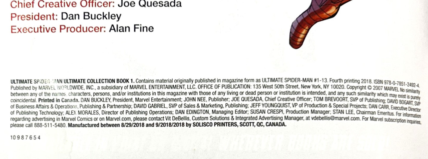 Set of 5 Marvel Ultimate Spider-Man by Bendis & Bagley 2015-2018 Ultimate Collection