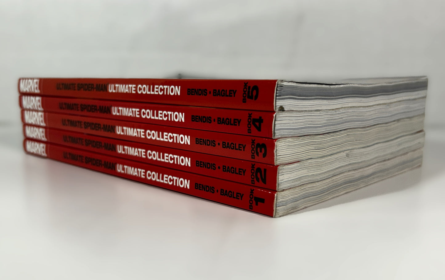 Set of 5 Marvel Ultimate Spider-Man by Bendis & Bagley 2015-2018 Ultimate Collection