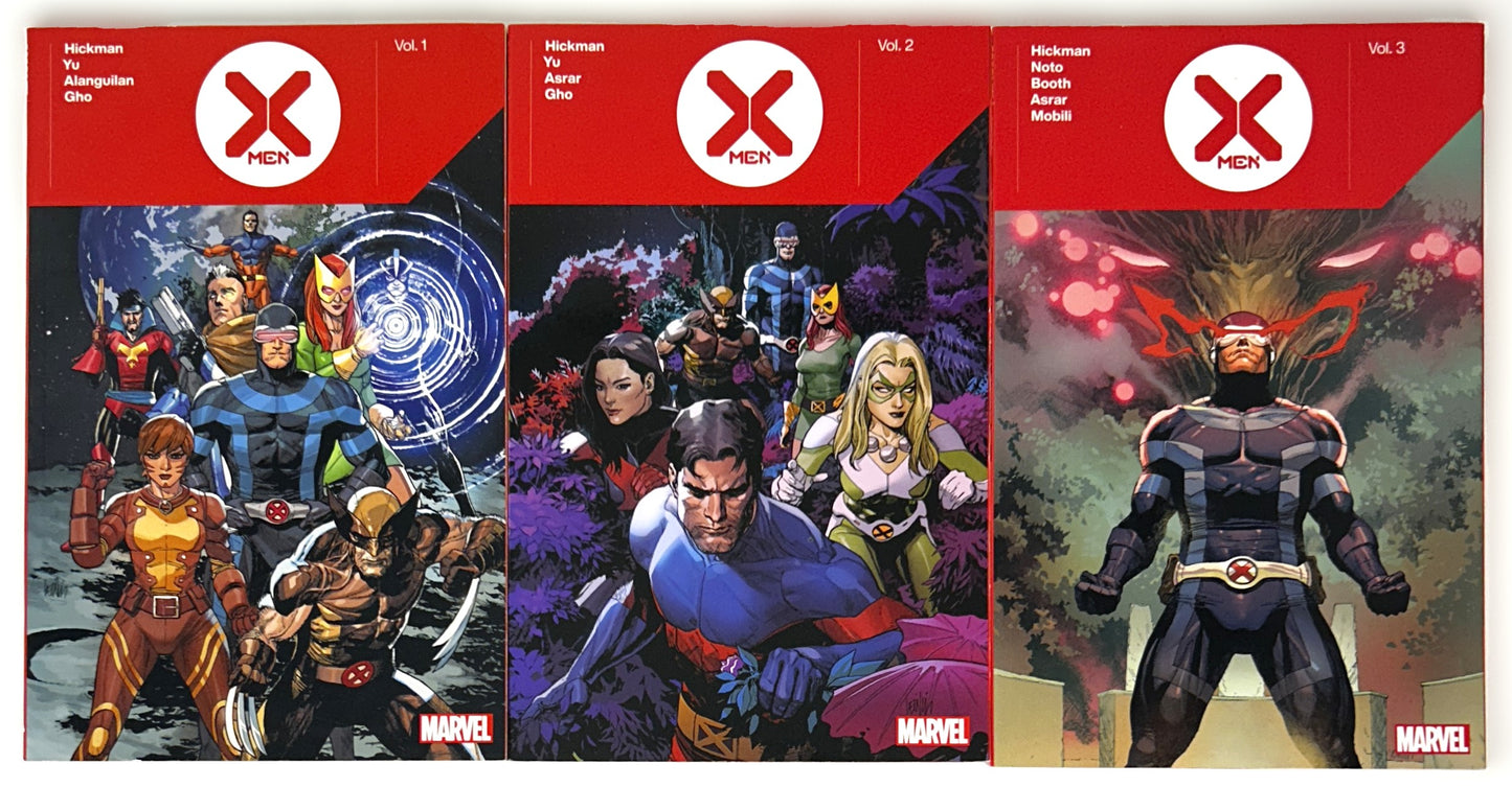 Set of 3 Marvel X-Men by Hickman Noto Booth Asrar & Mobili c 2020