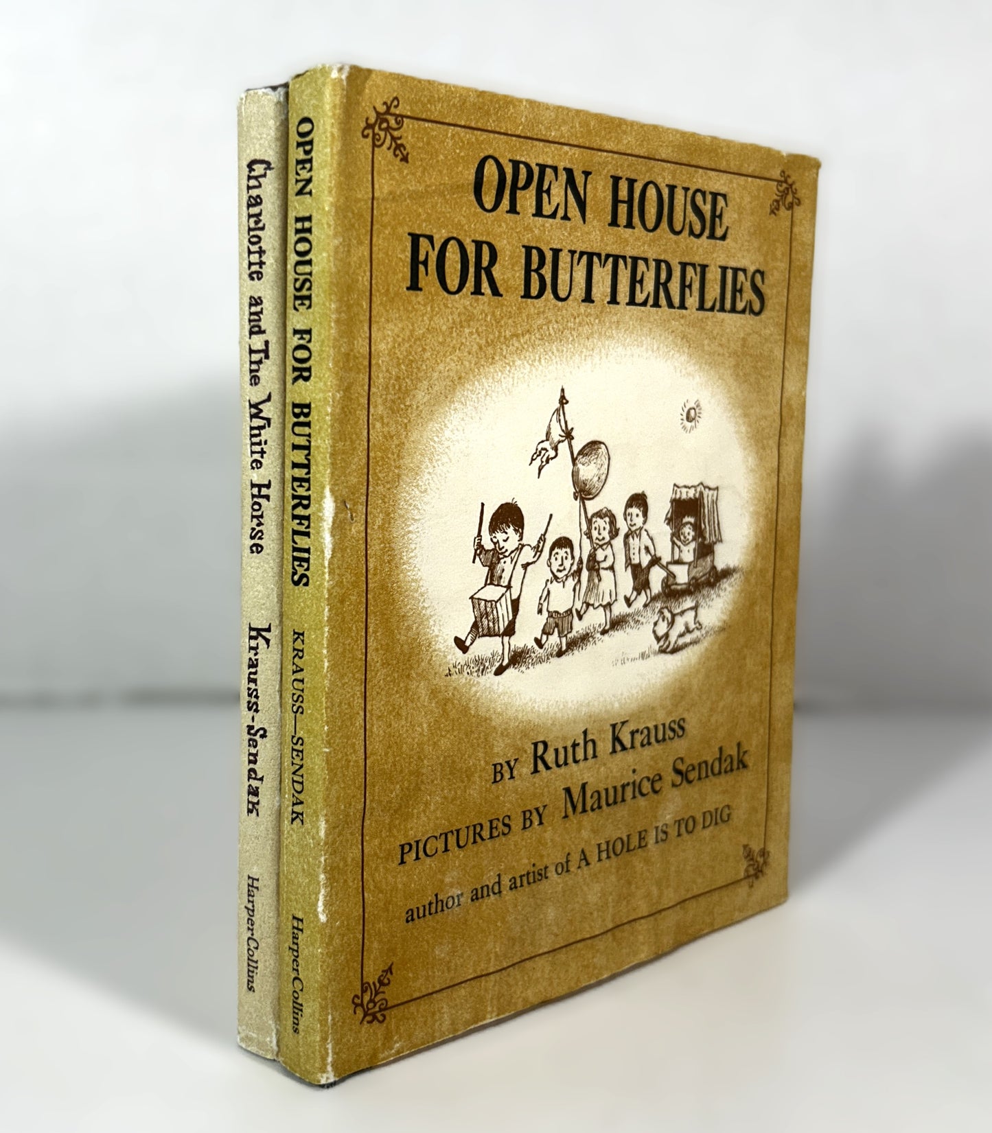 Set of 2 Ruth Krauss Stories Illus by Maurice Sendak circa 1980s Reprints