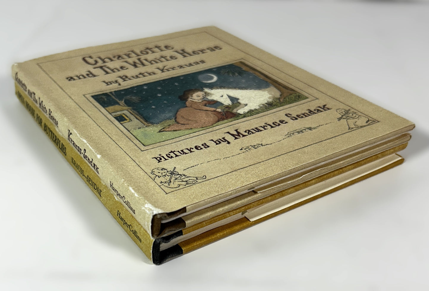 Set of 2 Ruth Krauss Stories Illus by Maurice Sendak circa 1980s Reprints