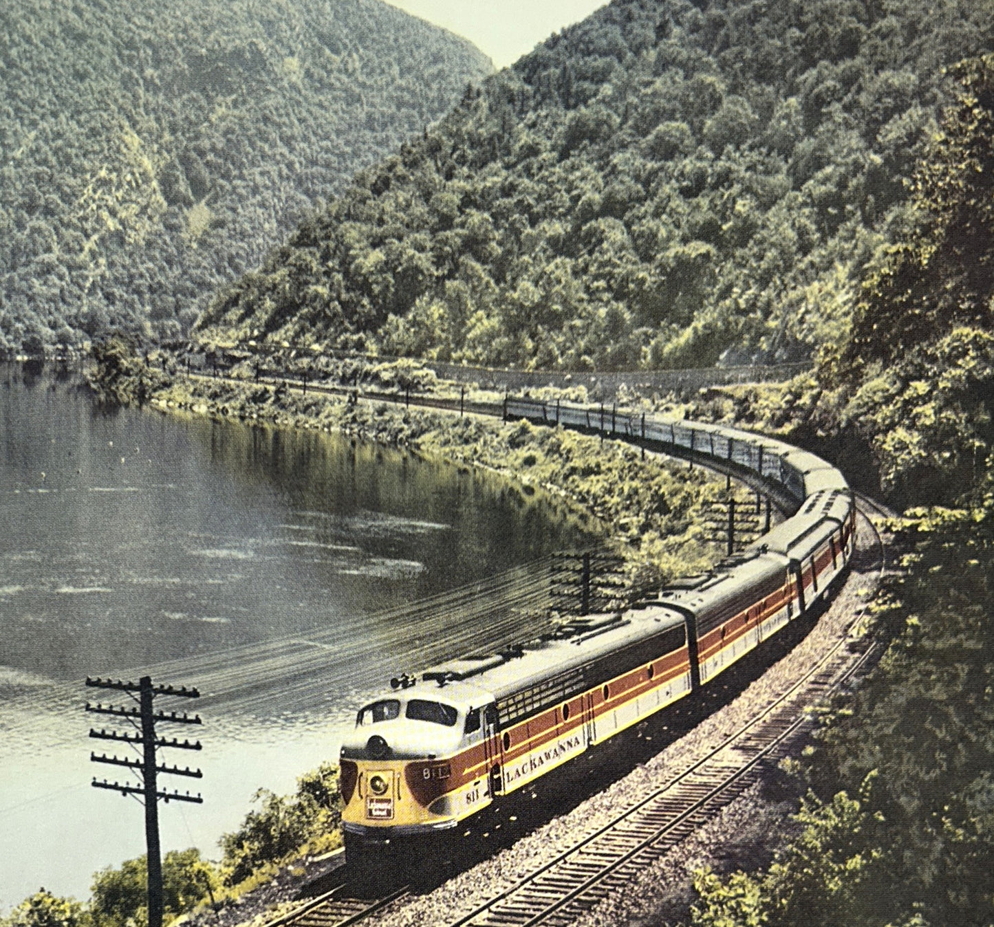 Set of 2 Delaware Lackawanna & Western Railroad in the Twentieth Century by Thomas Townsend Taber 1980 SIGNED Limited Edition
