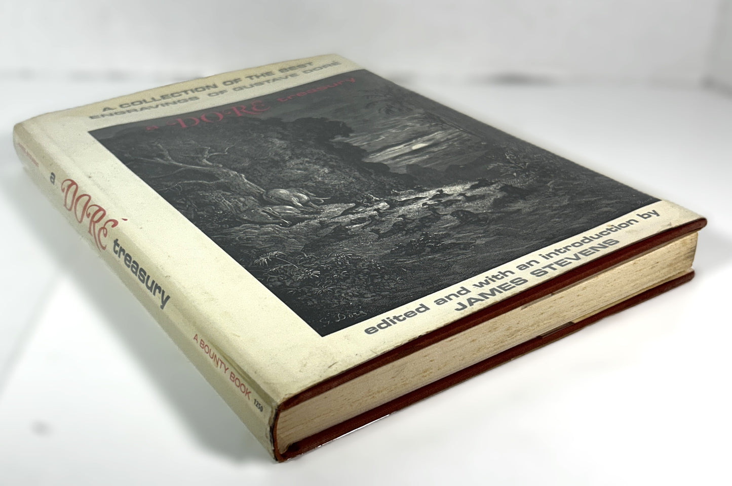 A Dore Treasury: A Collection of the Best Engravings of Gustave Dore edited by James Stevens 1970