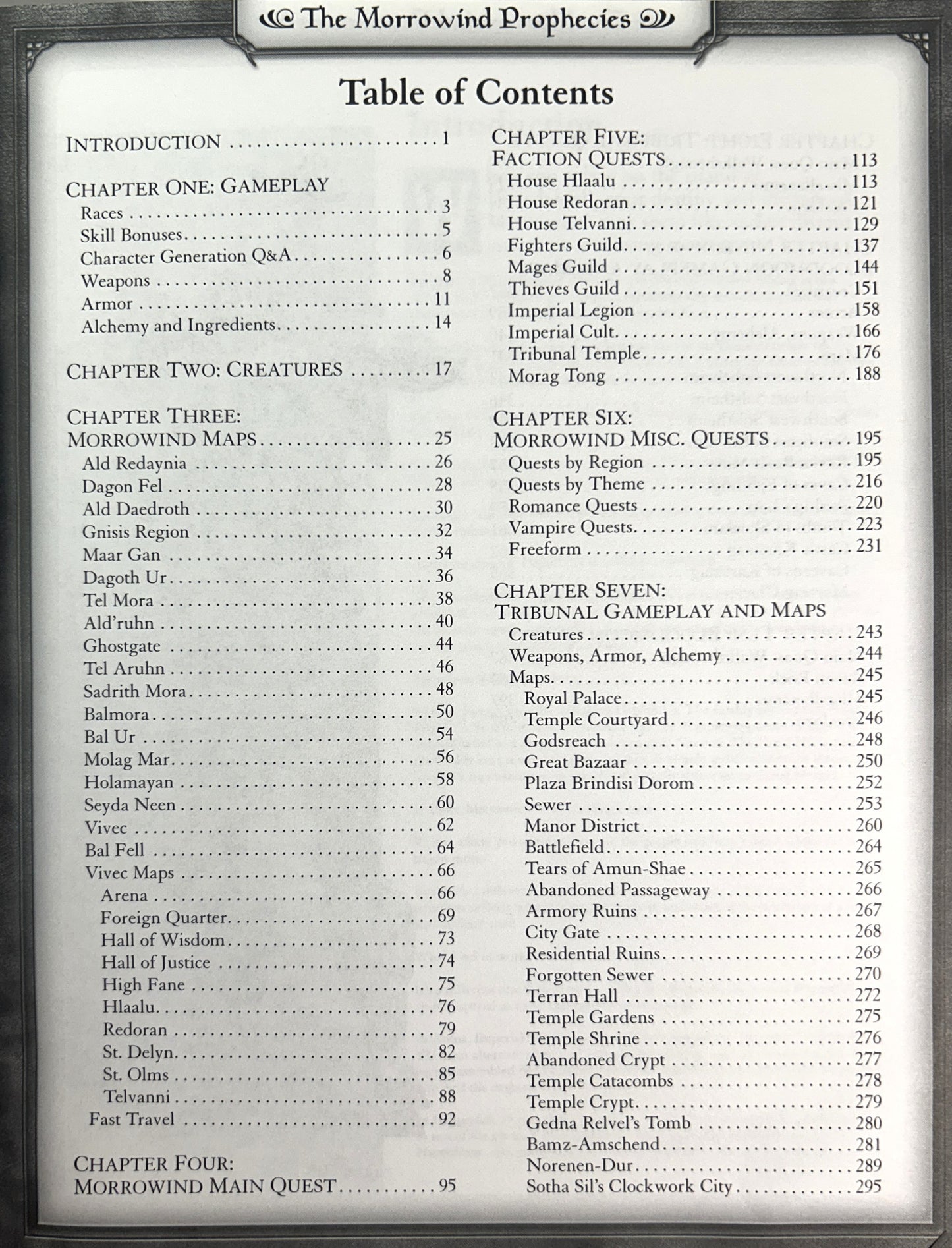 The Morrowind Prophecies 2003 Game of the Year Edition