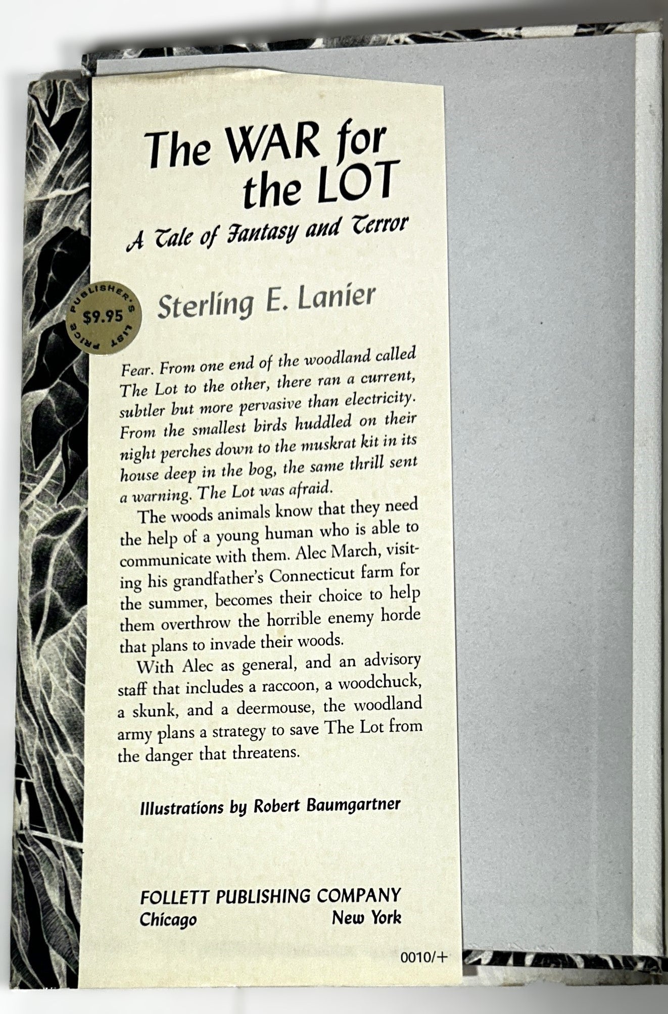The War for the Lot by Sterling E. Lanier 1969 1st Edition