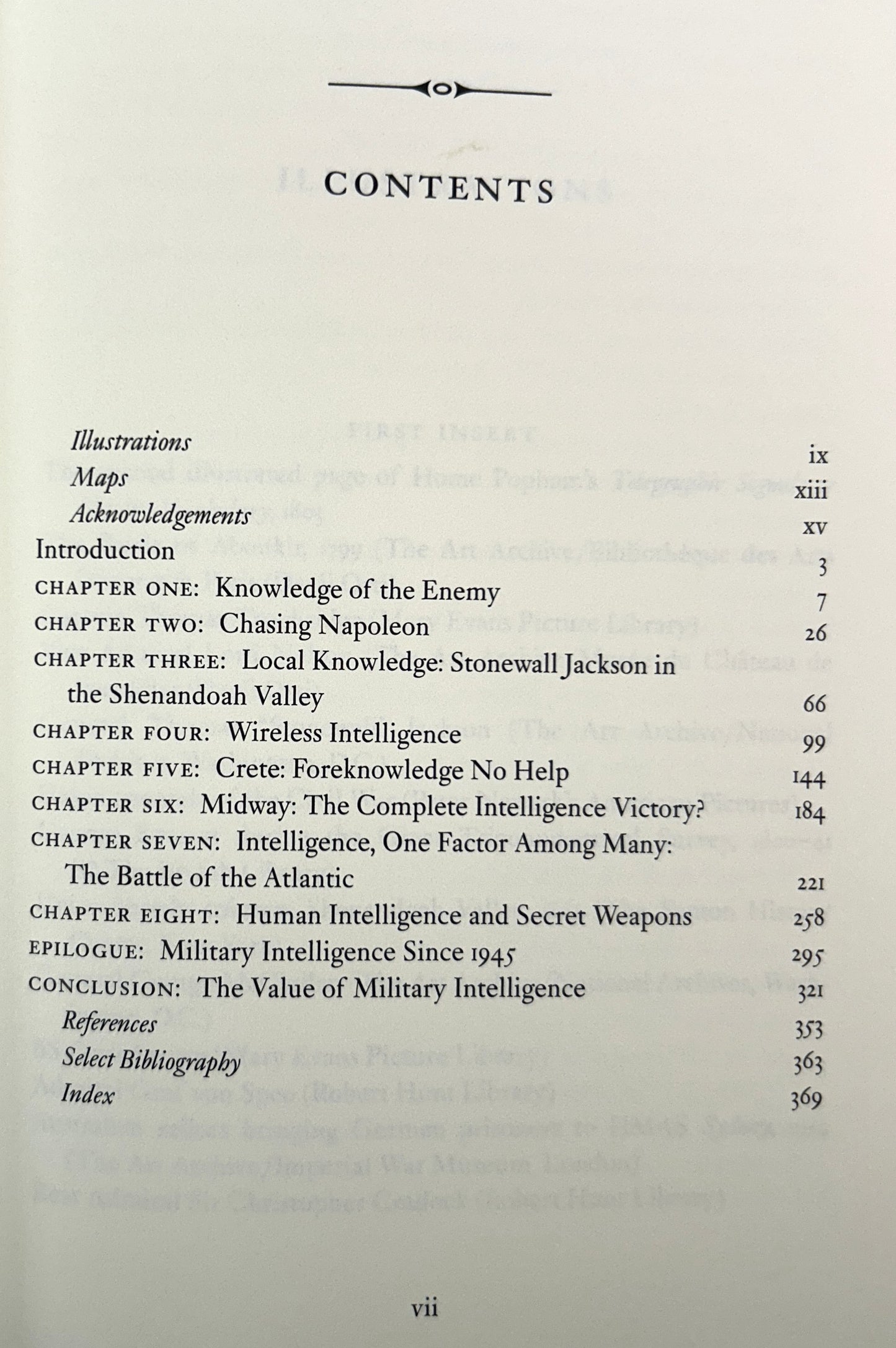 Intelligence in War: Knowledge of the Enemy from Napoleon to Al-Quaeda by John Keegan 2003 SIGNED