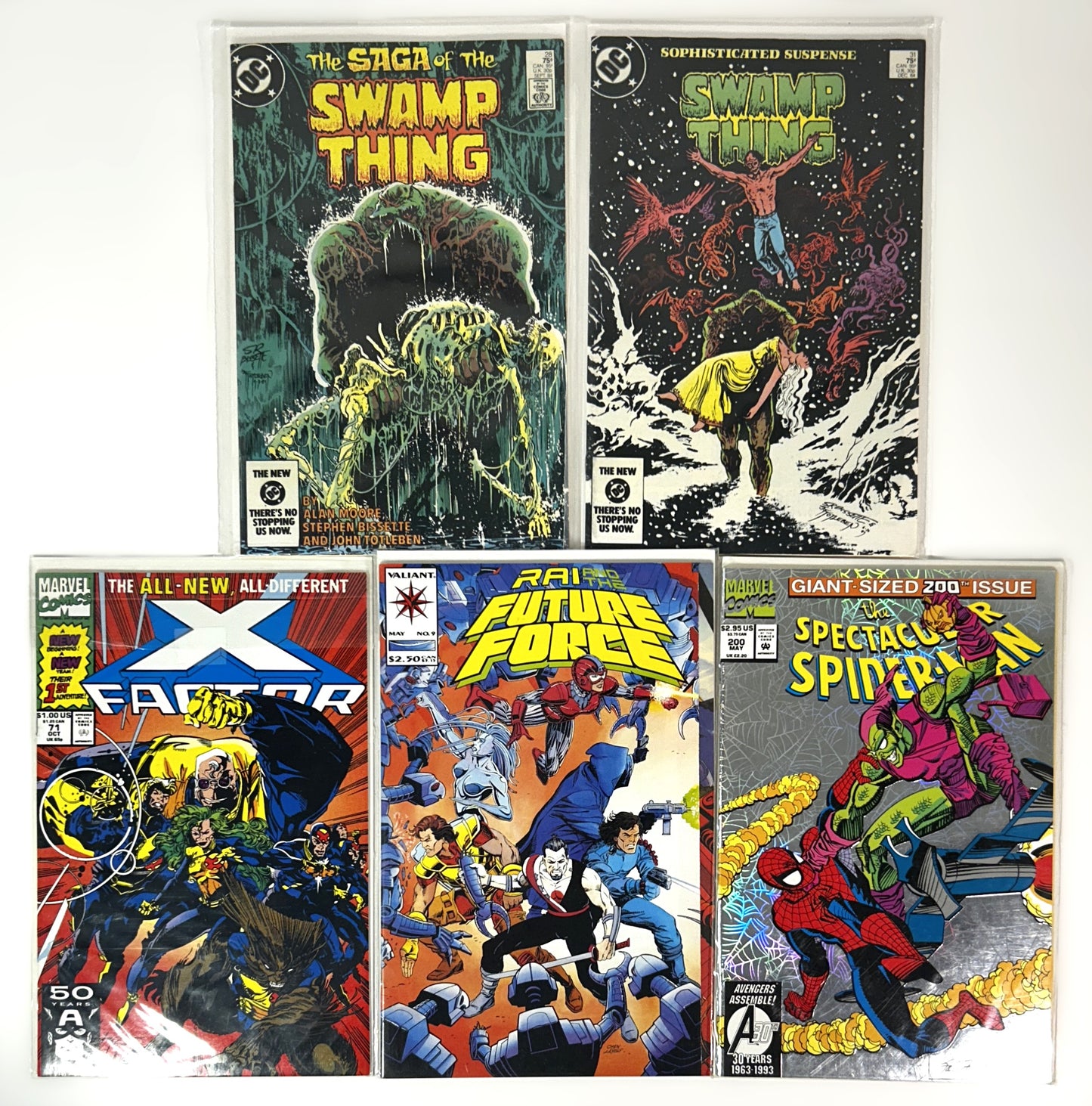 Lot of 5 Marvel Comics