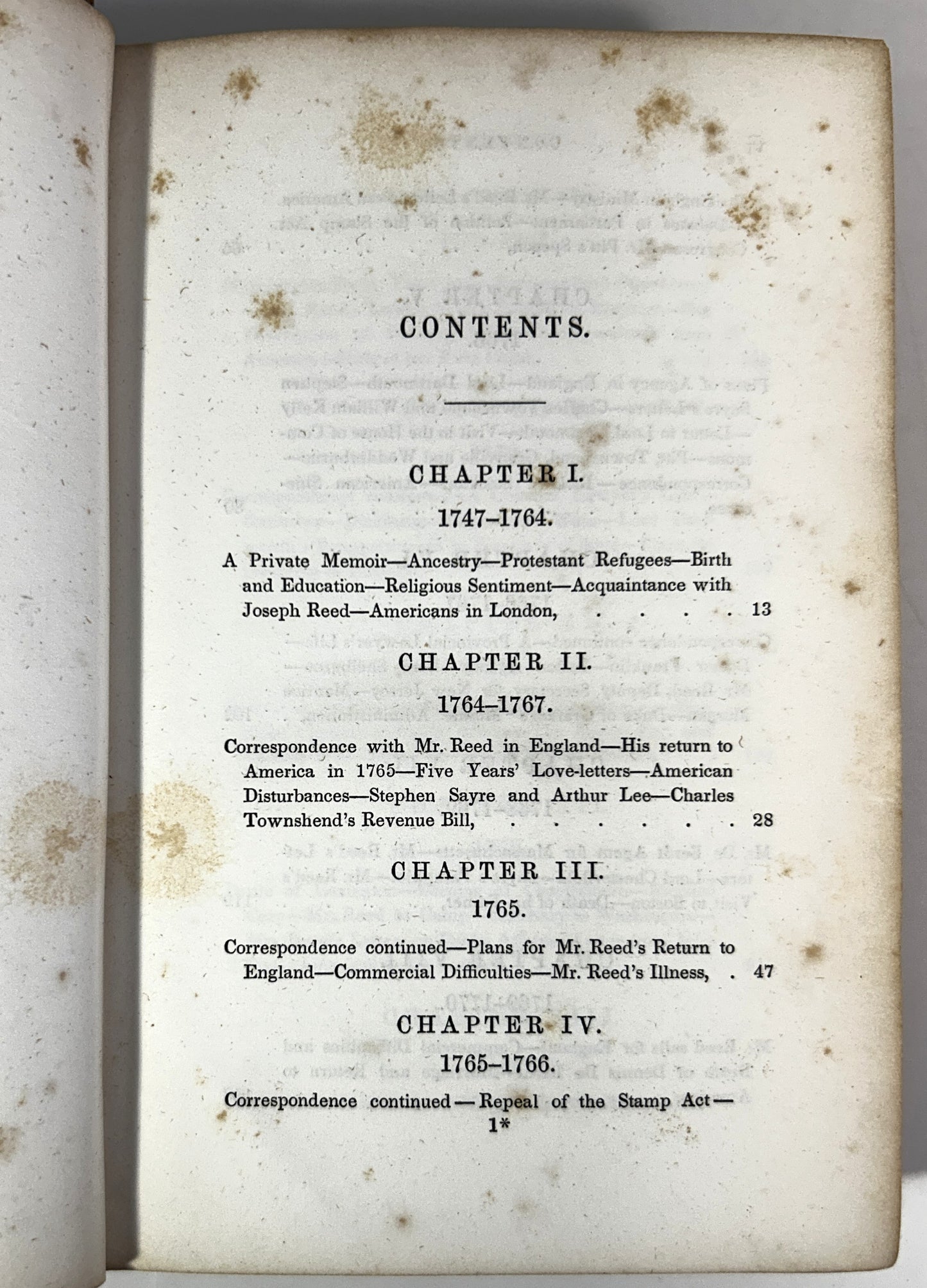 Life of Esther De Berdt afterwards Esther Reed of Pennsylvania 1853 1st Ed