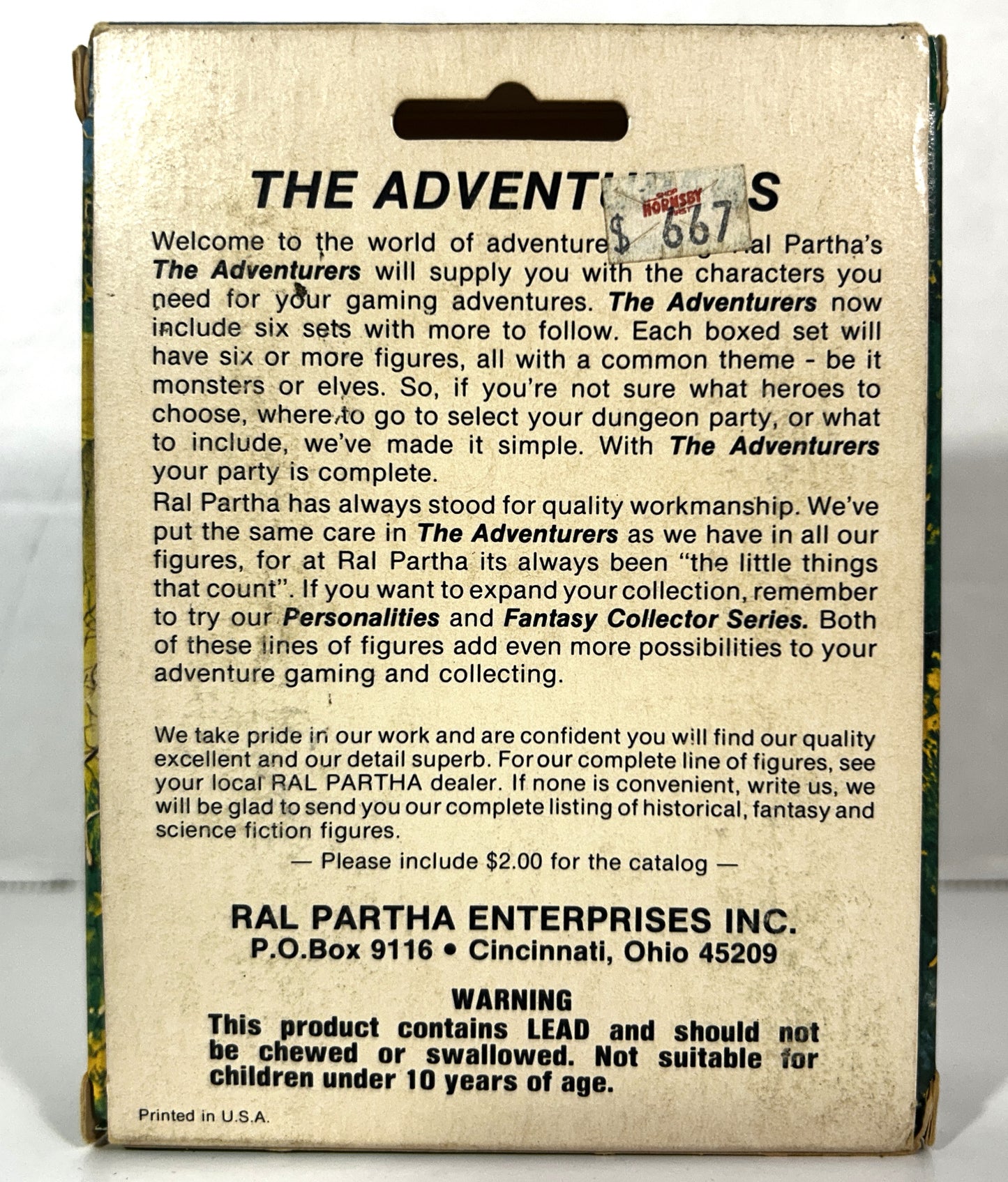 Ral Partha: The Adventurers Wizards & Clerics Miniatures UNOPENED