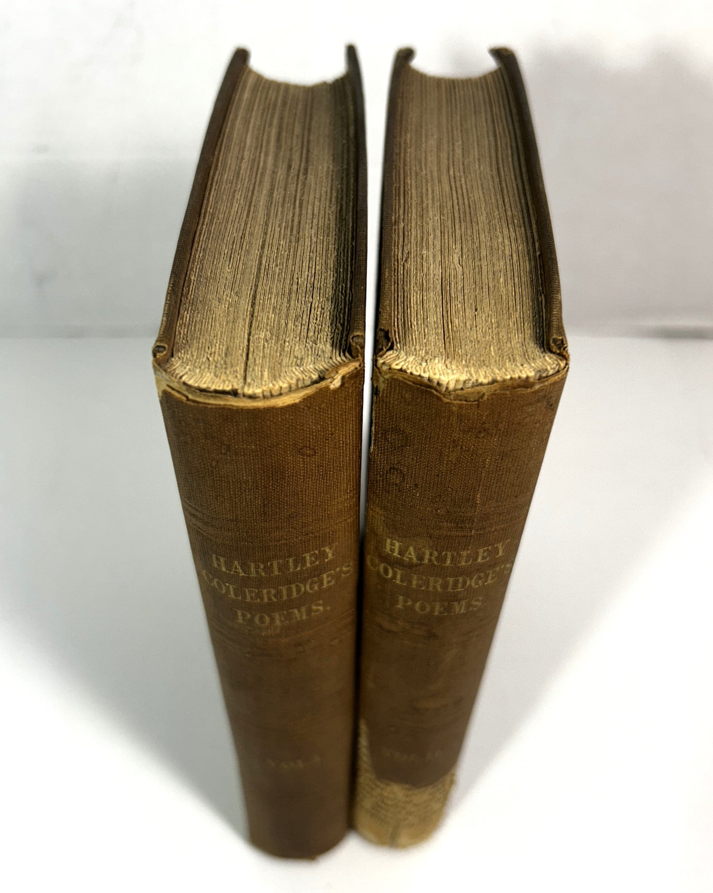 Set of 2 Poems by Hartley Coleridge 1851 2nd Edition