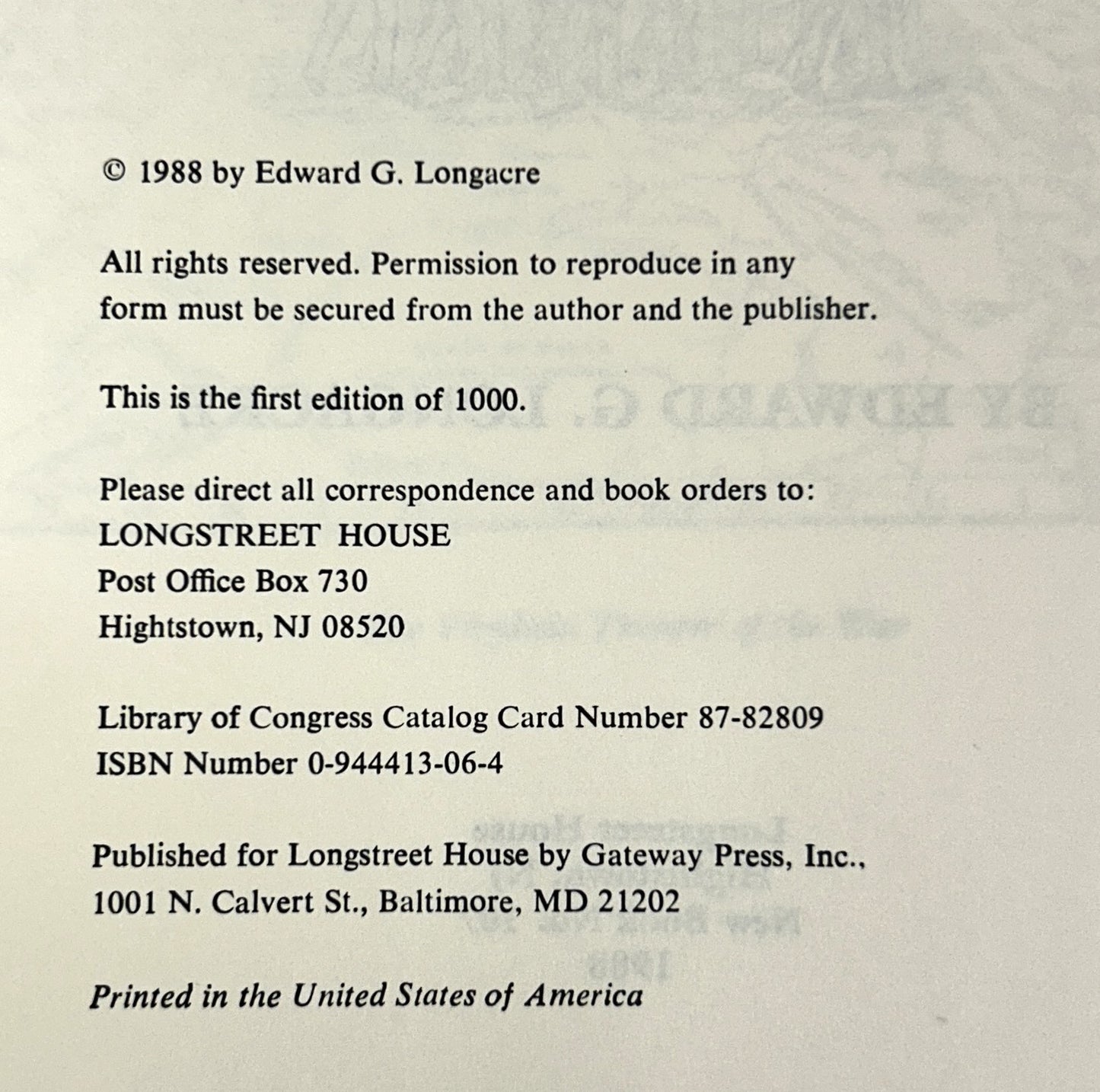 To Gettysburg and Beyond by Edward Longacre 1988