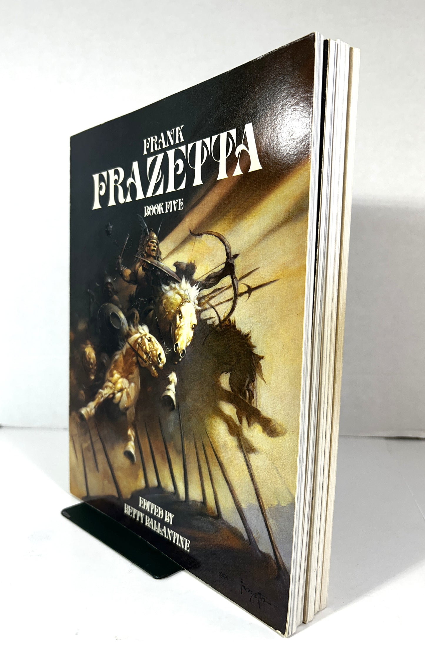 Set of 5 Frank Frazetta edited by Betty Ballantine 1975-1985