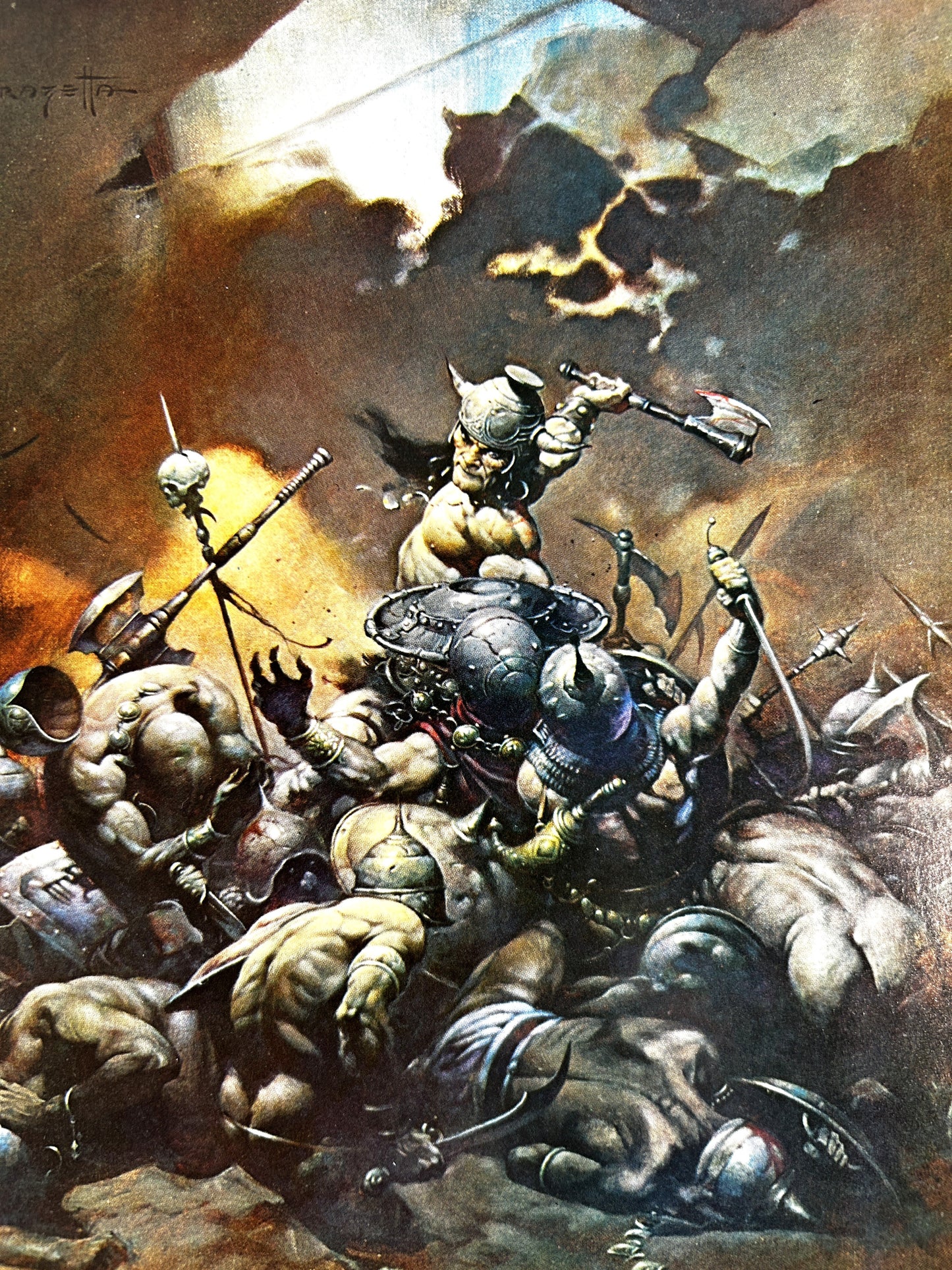Set of 5 Frank Frazetta edited by Betty Ballantine 1975-1985