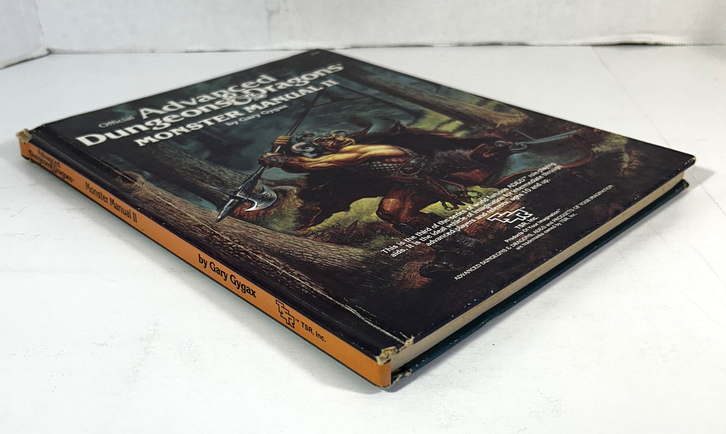 Official Advanced Dungeons & Dragons: Monster Manual II by Gary Gyax 1983