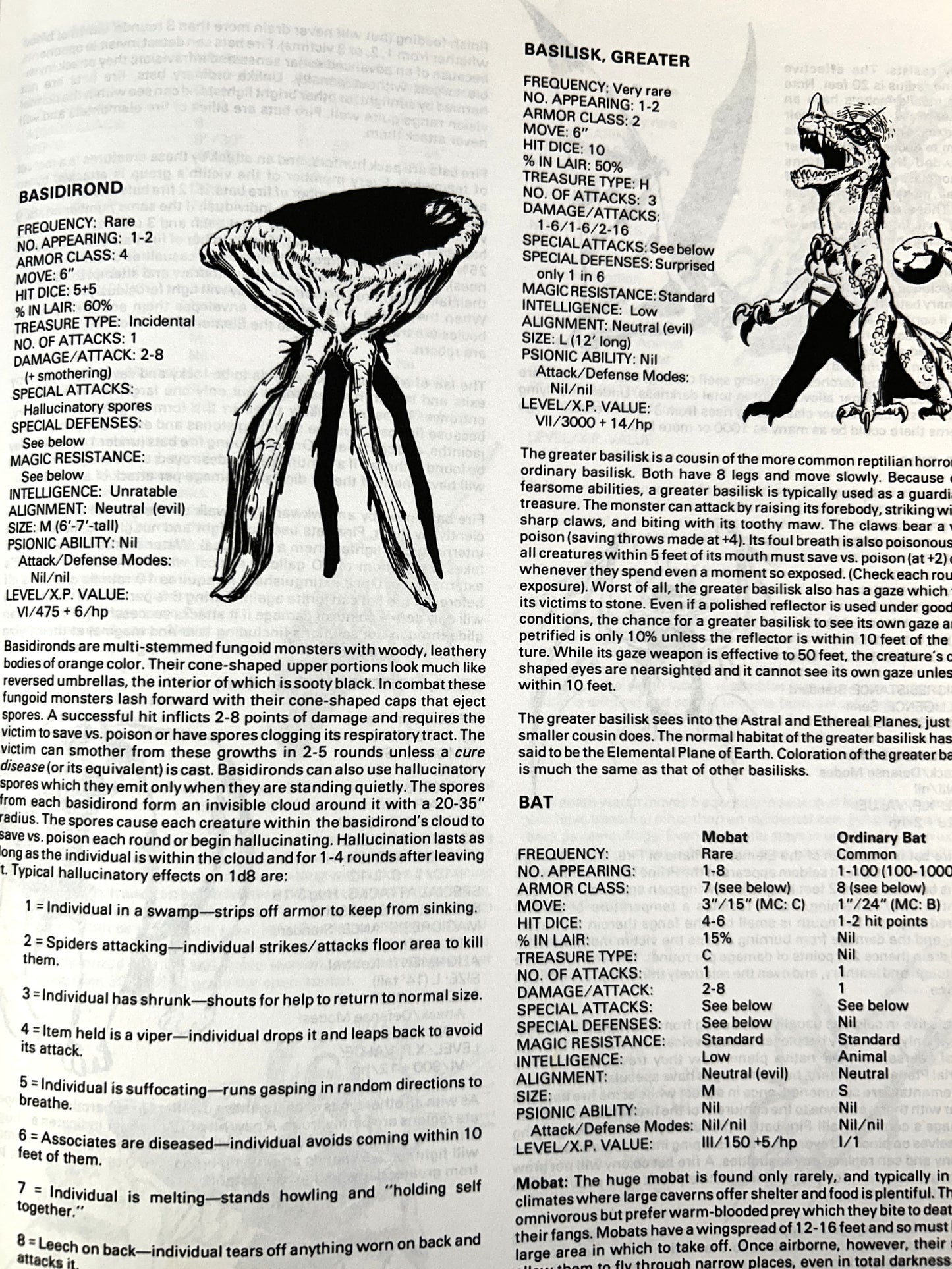 Official Advanced Dungeons & Dragons: Monster Manual II by Gary Gyax 1983