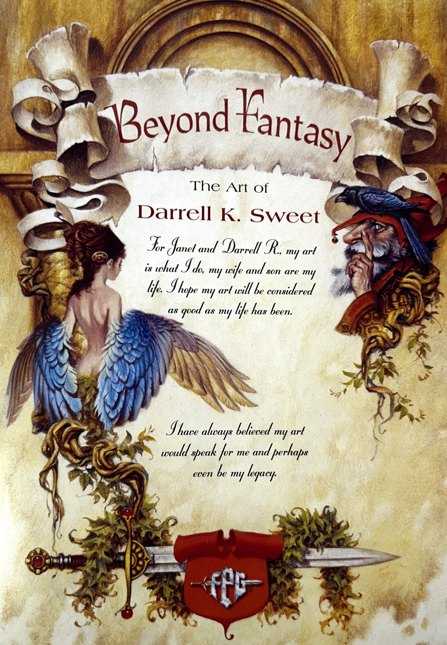 Beyond Fantasy: The Art of Darrell K. Sweet by Piers Anthony 1996