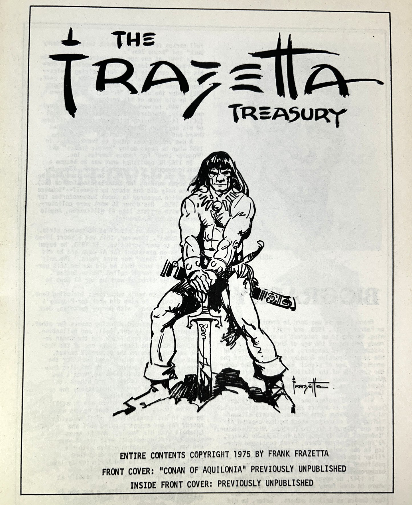 The Frazetta Treasury 1975