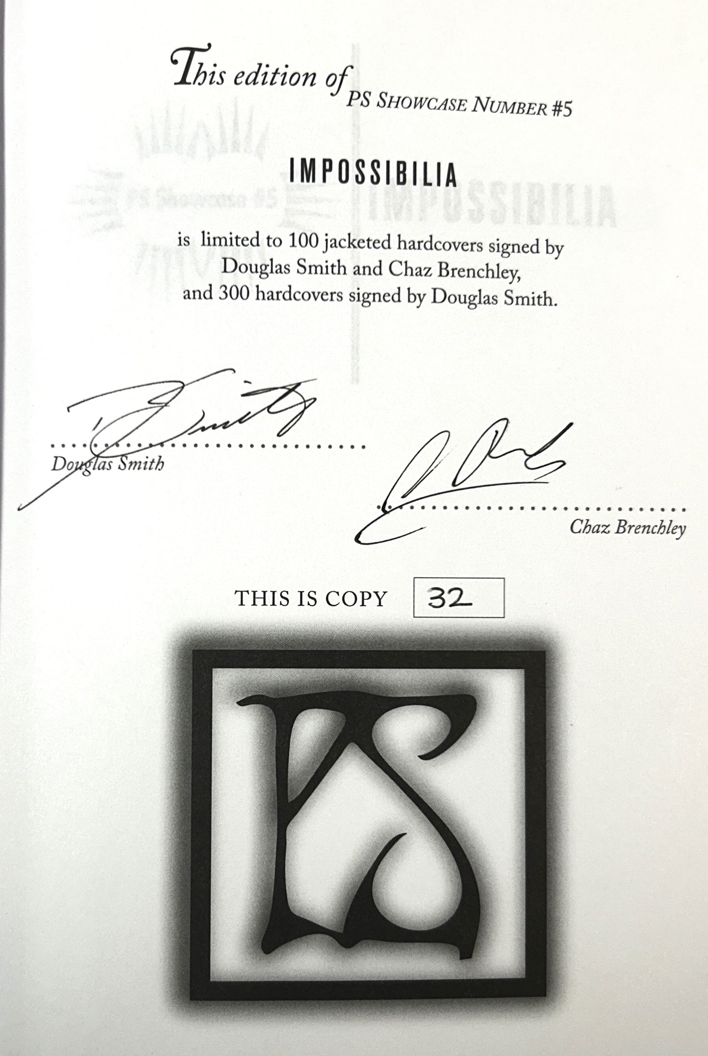 Set of 2 PS Showcase Books by Robert T Jeschonek & Douglas Smith SIGNED Limited Editions