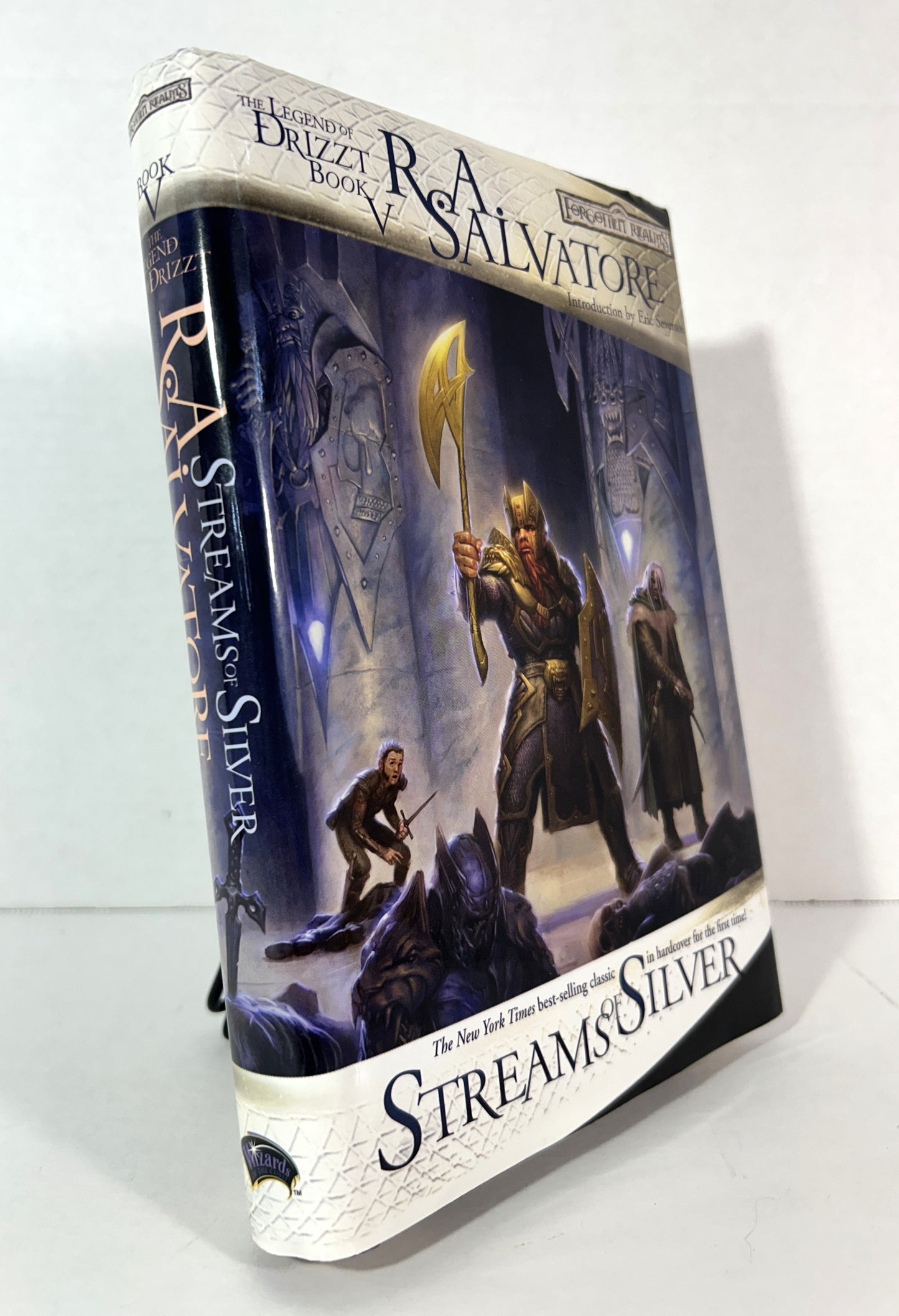 Forgotten Realms: Streams of Silver (Legend of Drizzt #5) by RA Salvatore 2005 SIGNED 1st Ed