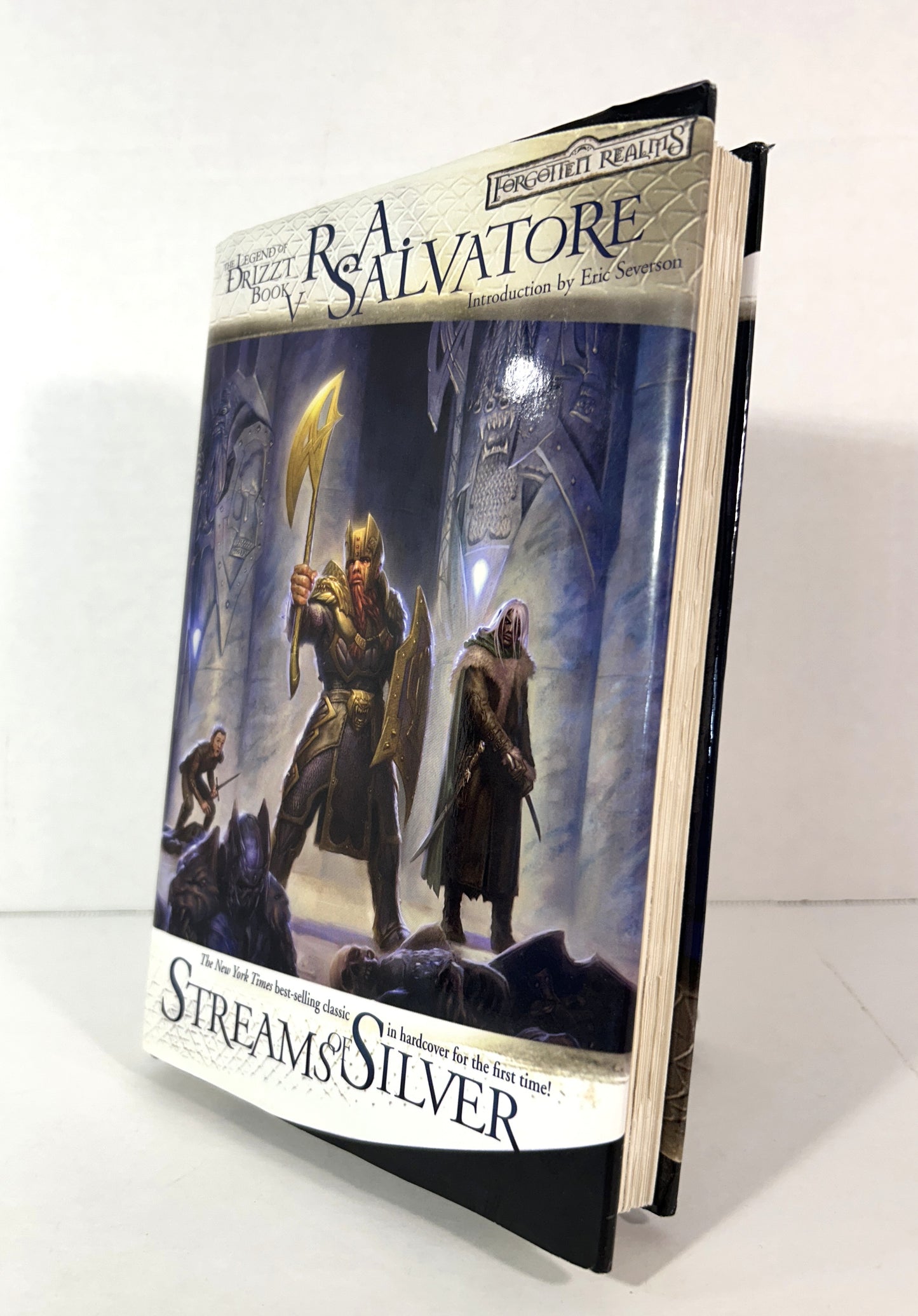 Forgotten Realms: Streams of Silver (Legend of Drizzt #5) by RA Salvatore 2005 SIGNED 1st Ed