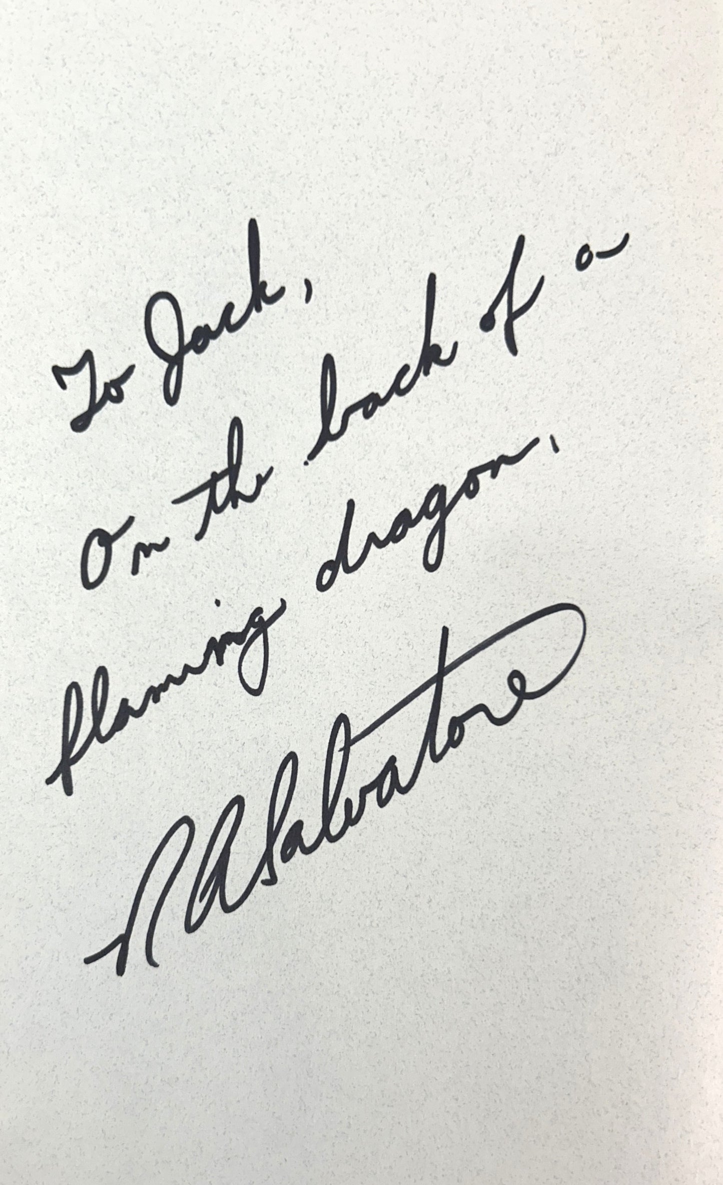 Forgotten Realms: Streams of Silver (Legend of Drizzt #5) by RA Salvatore 2005 SIGNED 1st Ed