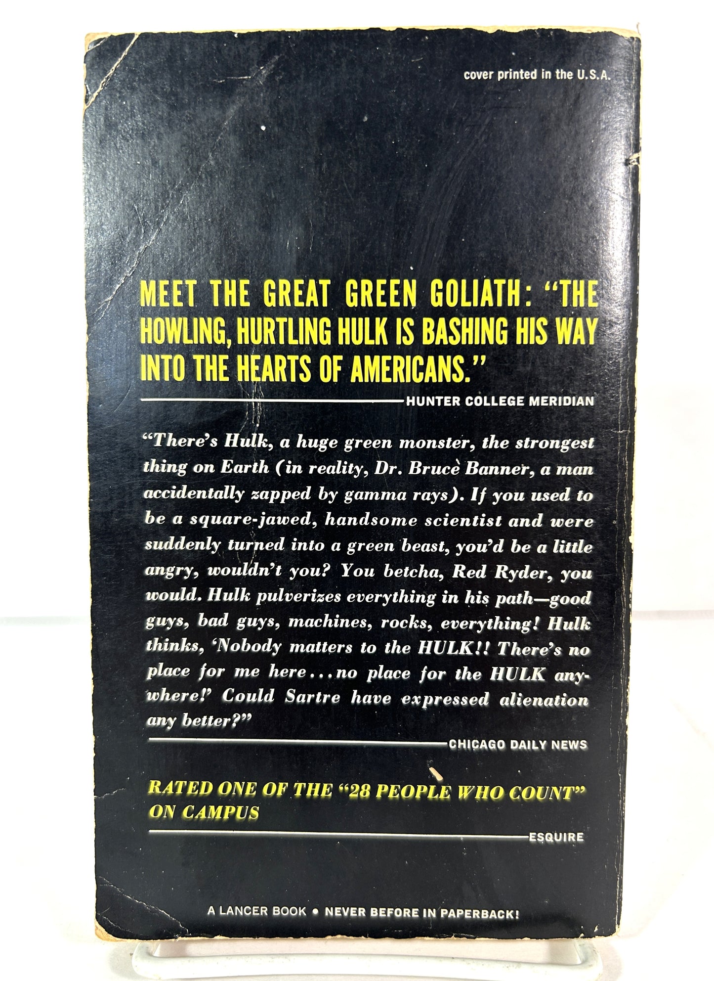 The Incredible Hulk (Collector's Album) 1966 Lancer Books