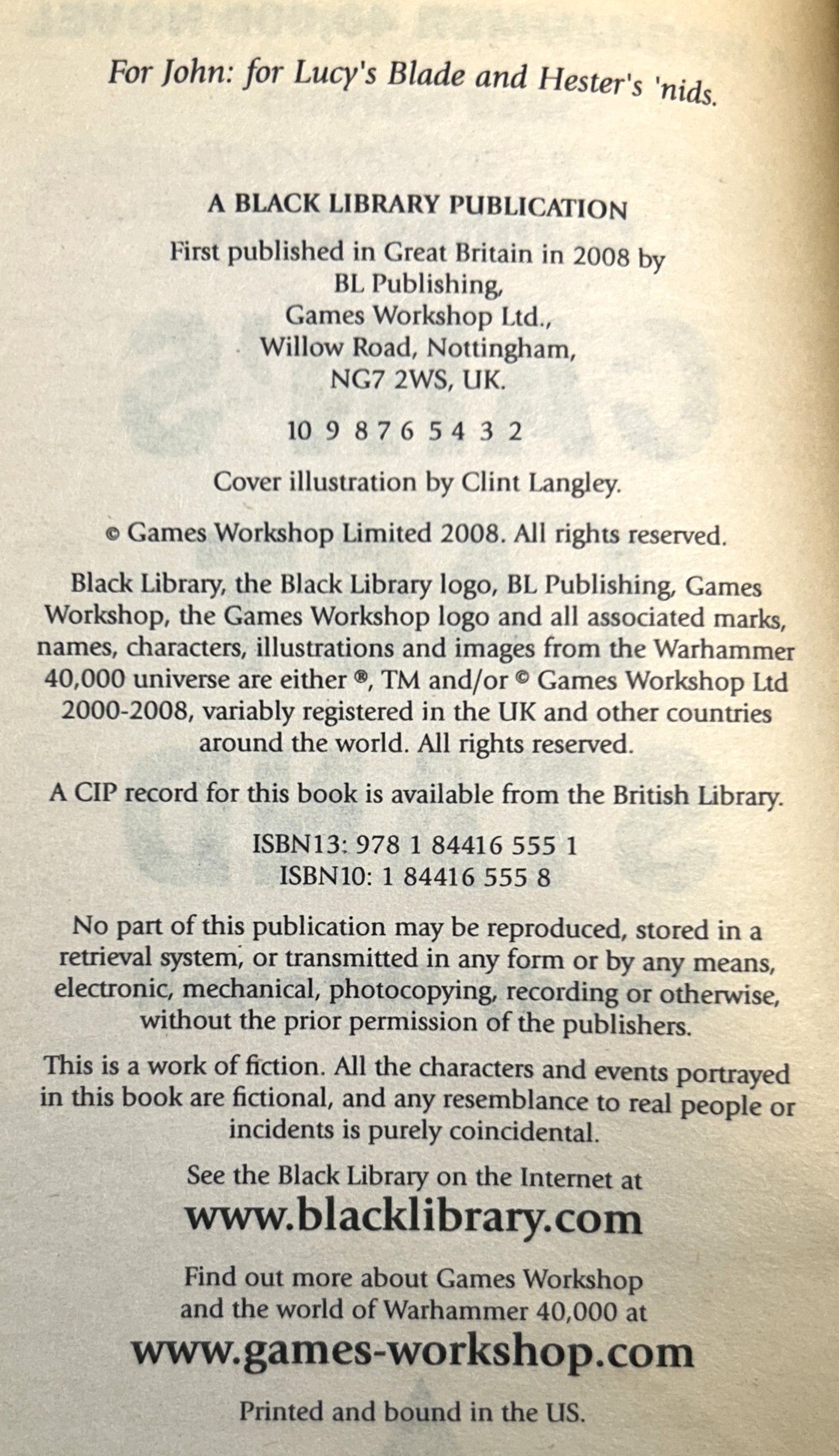 Warhammer 40000: Cain's Last Stand (Ciaphas Cain) by Sandy Mitchell 2008 2nd Printing