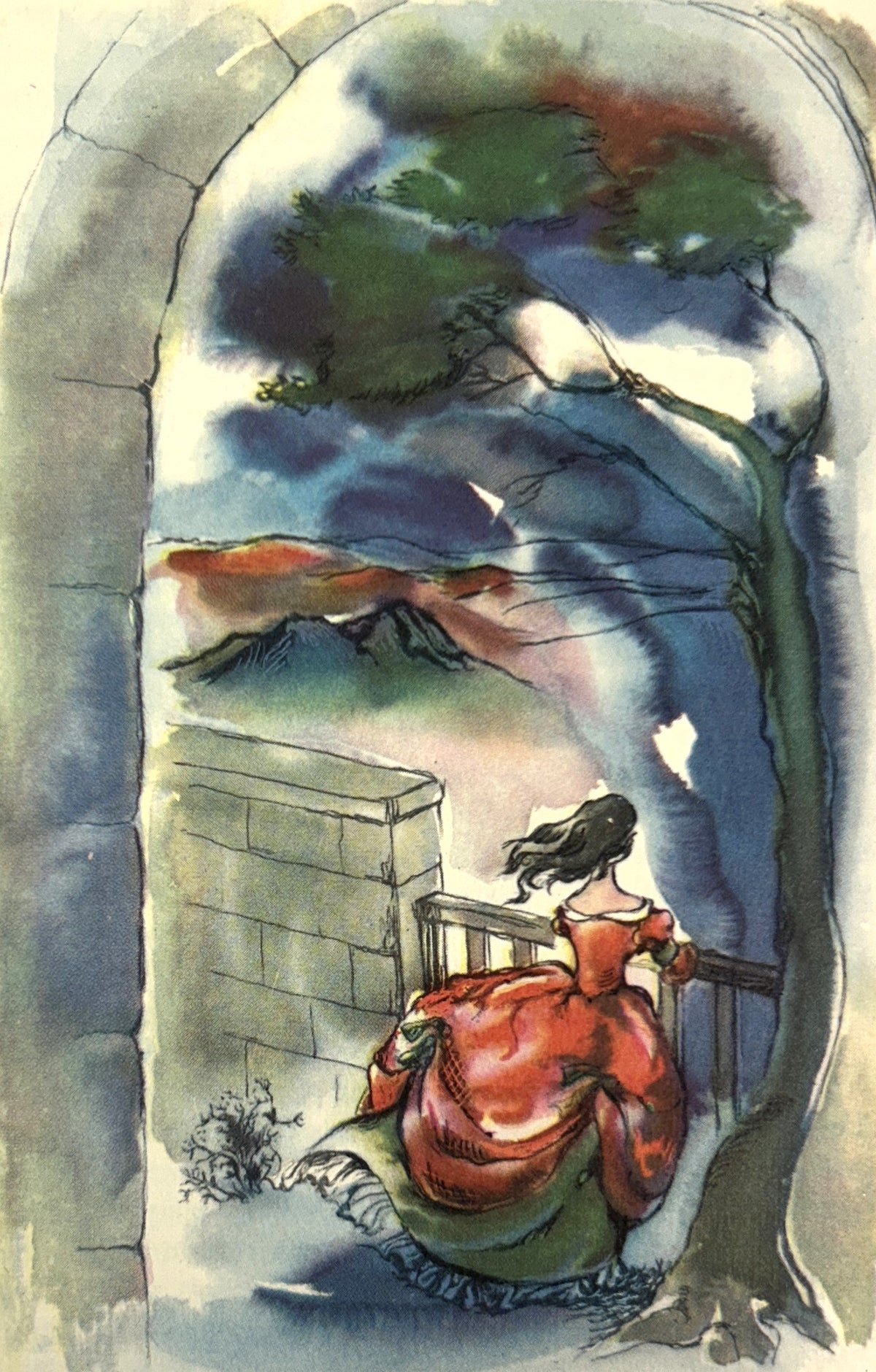 Wuthering Heights by Emily Bronte 1947 Rainbow Classic Edition